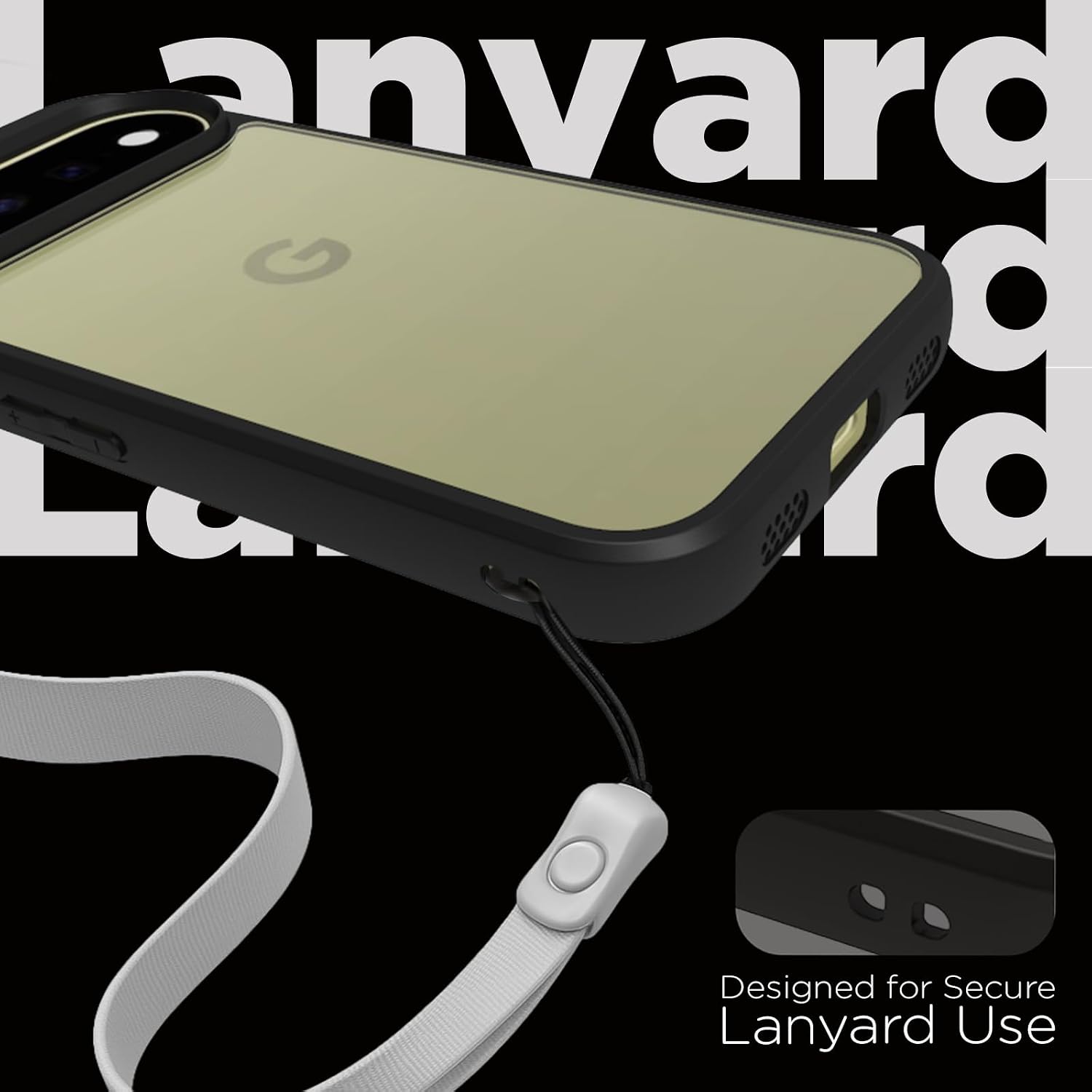 Google Pixel 11 / Pixel 11 Pro Back Cover Case | Sleek Hybrid - Clear Black