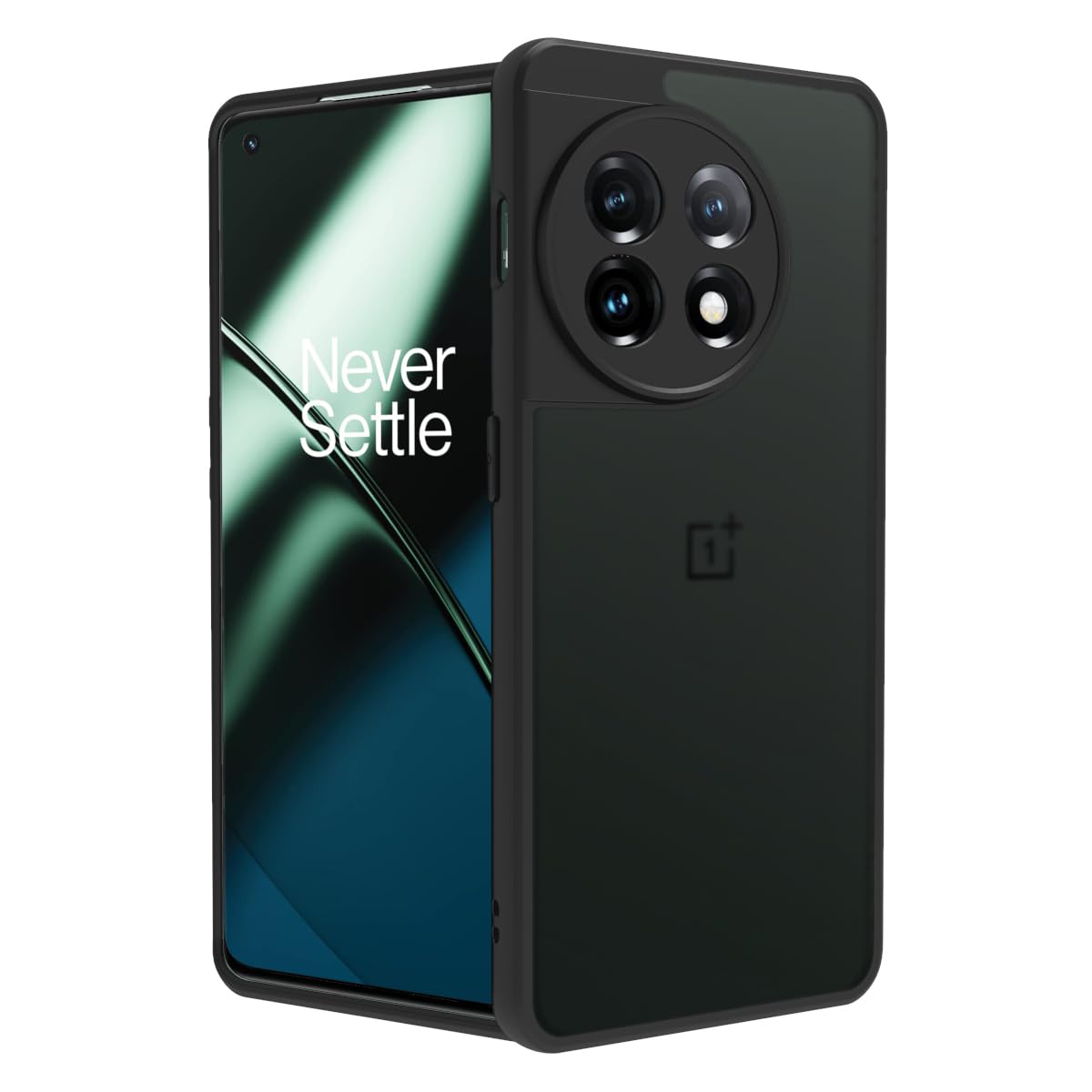 OnePlus 11 Back Cover Case | Sleek Hybrid - Matte Black
