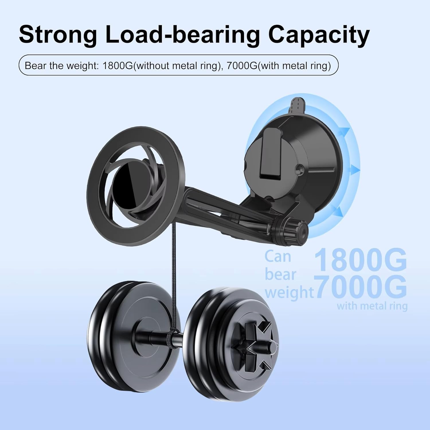 Magnetic Car Mobile Holder | Dashboard Mount - MagSafe Compatible