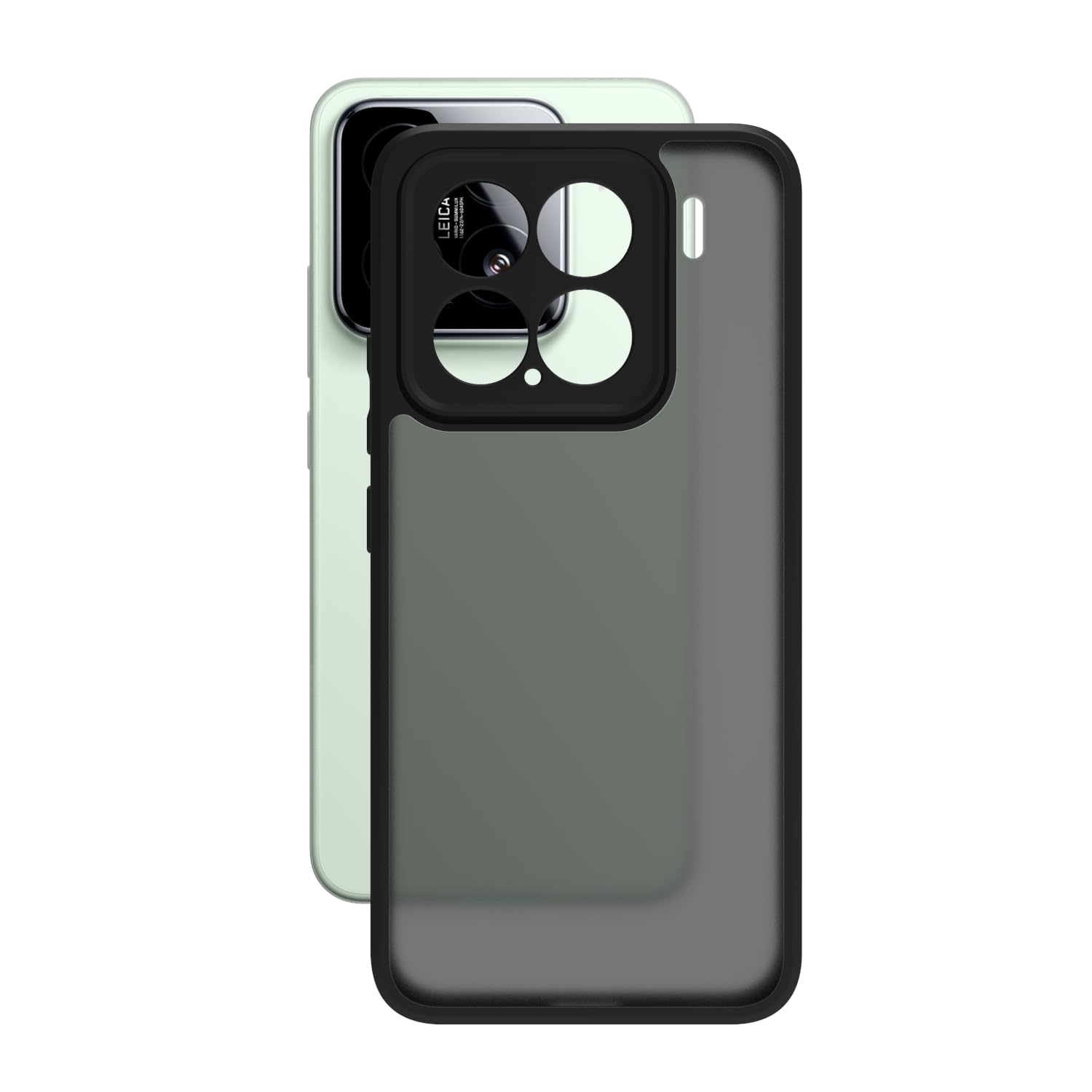 Xiaomi 15 Back Cover Case | Sleek Hybrid - Matte Black