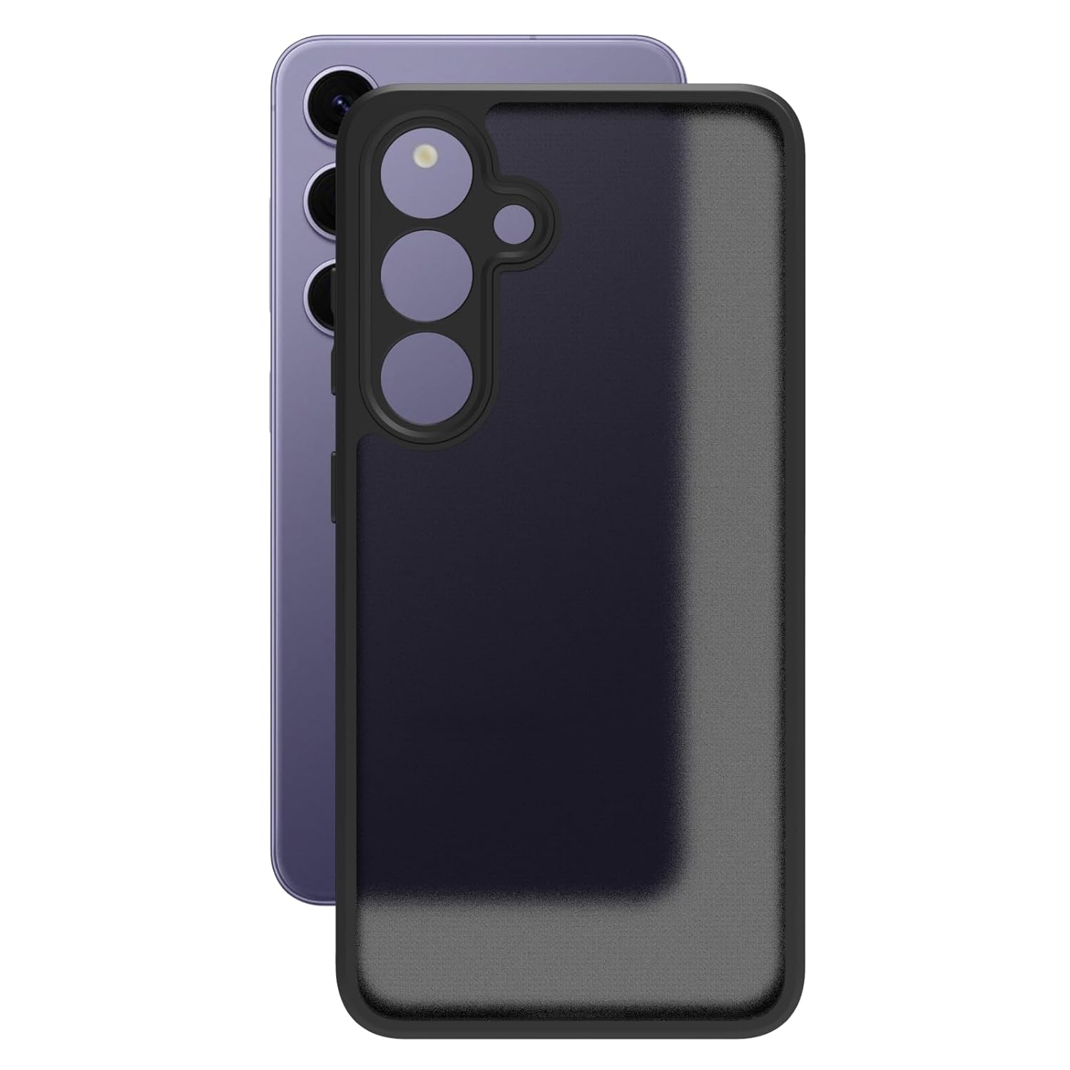 Samsung Galaxy S24 Back Cover Case | Sleek Hybrid - Matte Black