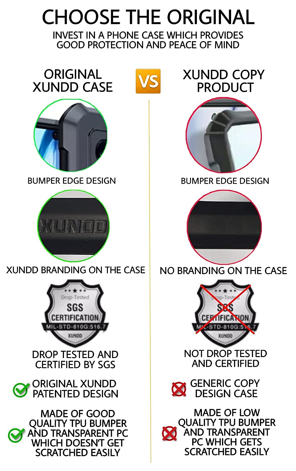 Oppo Reno 8 Pro 5G Back Cover Case | Xundd - Black