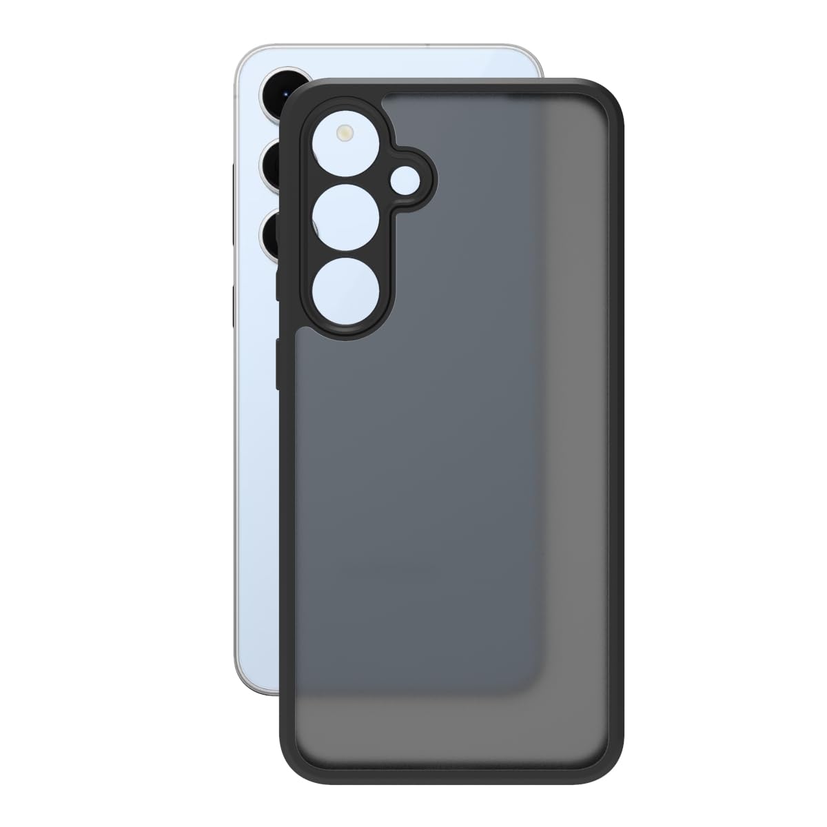 Samsung Galaxy S24 FE 5G Back Cover Case | Sleek Hybrid - Matte Black