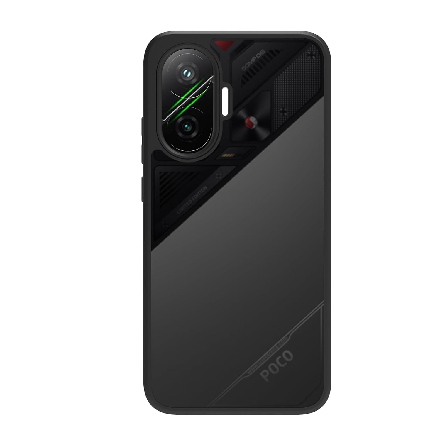 Poco F7 5G Back Cover Case | Sleek Hybrid - Matte Black