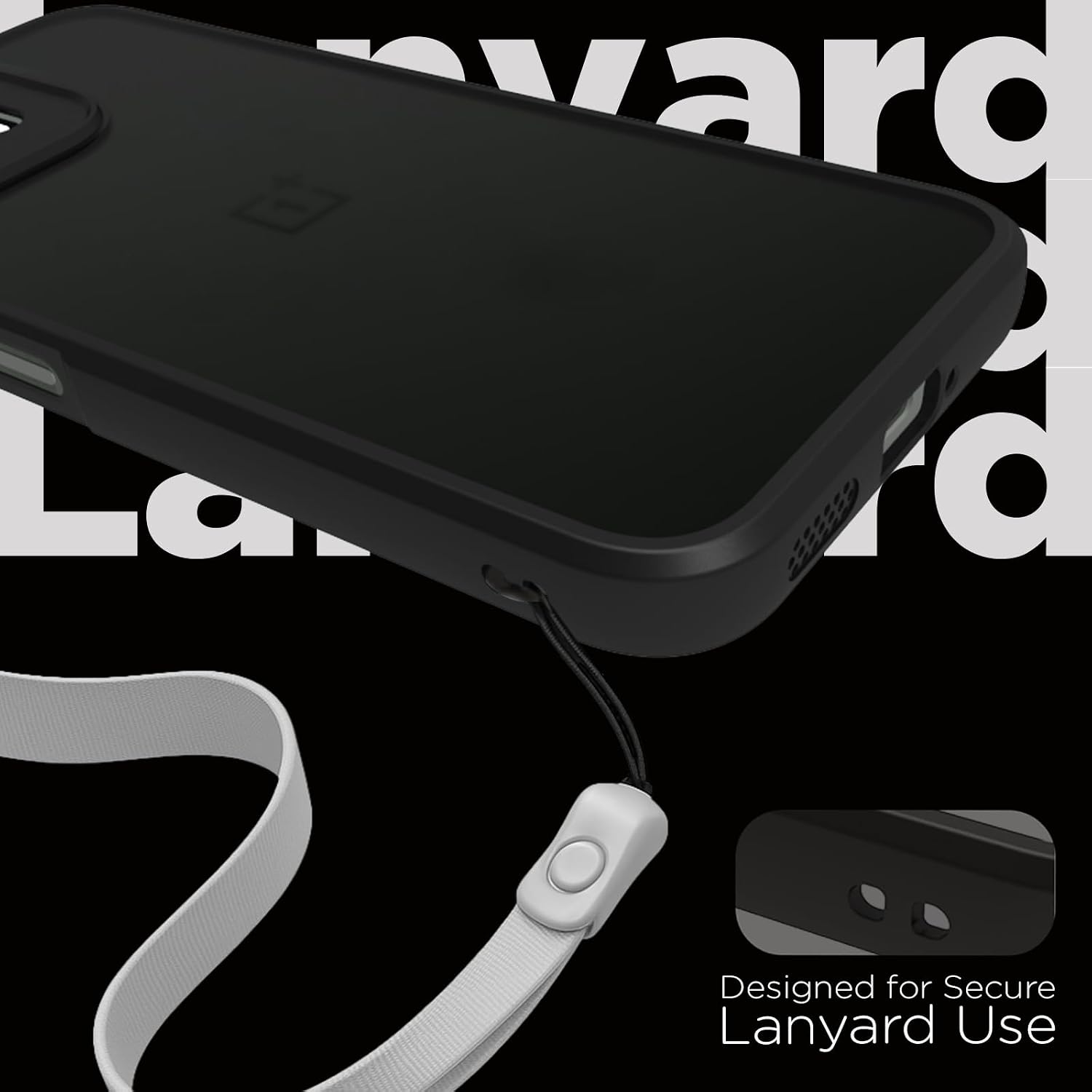 OnePlus N6 Back Cover Case | Sleek Hybrid - Matte Black