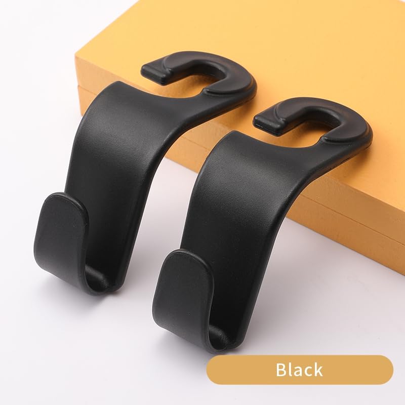 Car Headrest Hooks | Universal Back Seat Hanger for Bags & Accessories - Pack of 2
