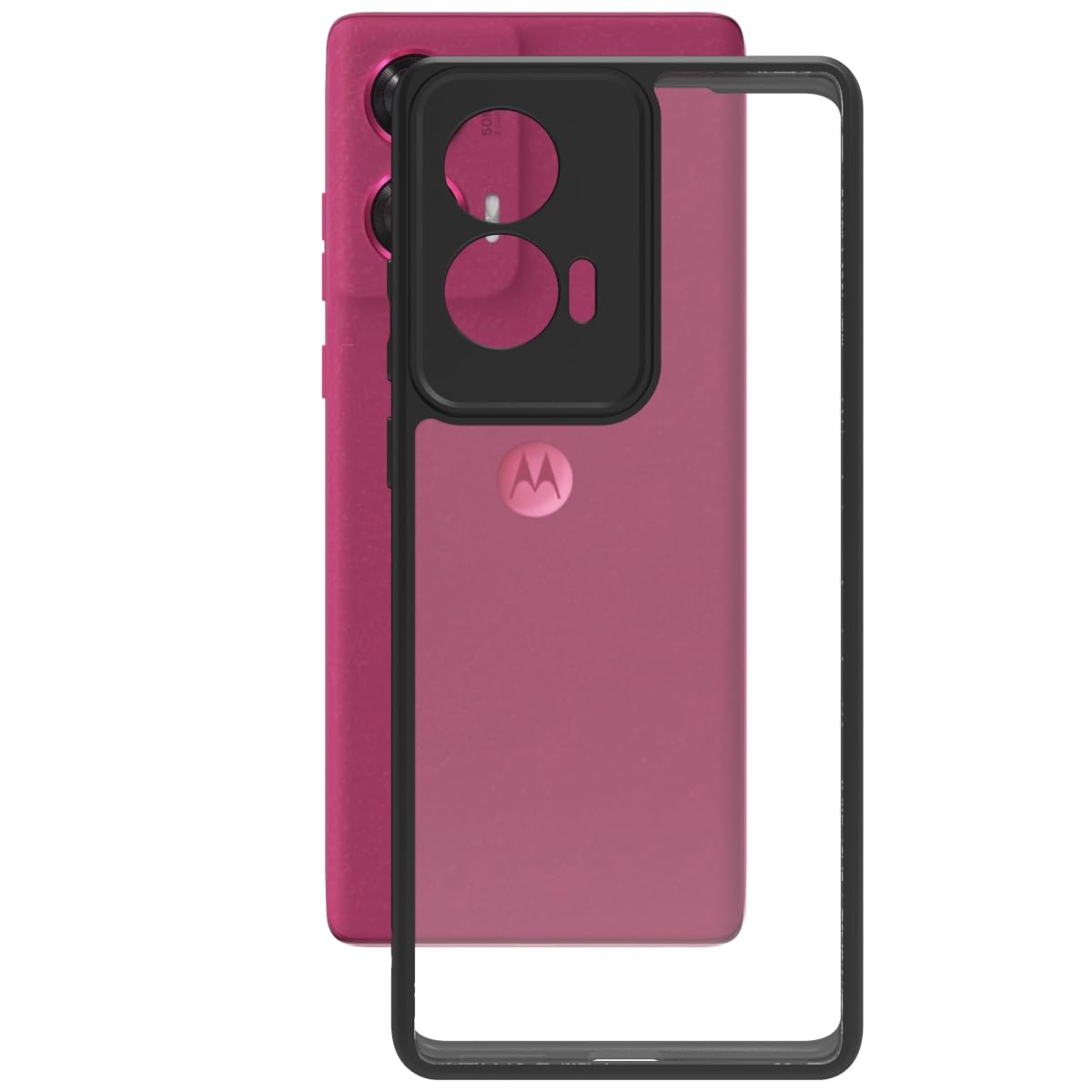 Motorola Edge 50 Fusion / Moto G96 Back Cover Case | Sleek Hybrid - Clear