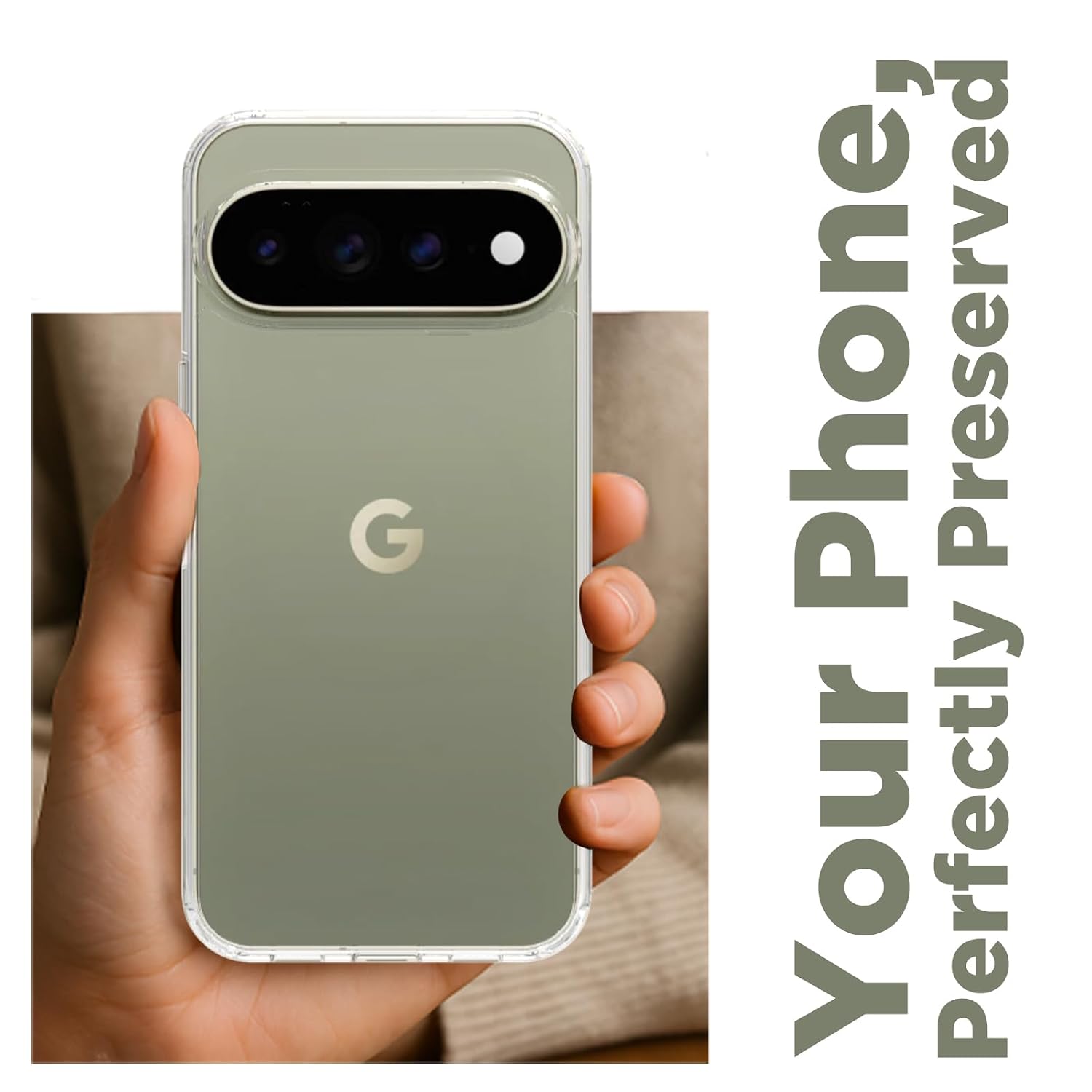 Google Pixel 11 Pro XL Back Cover Case | Clear Hybrid - Clear