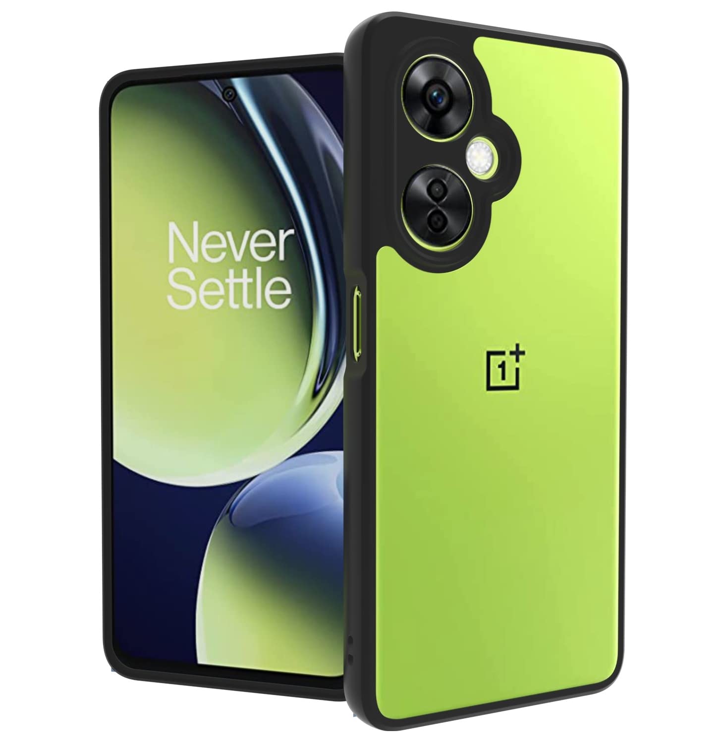 OnePlus Nord CE 3 Lite 5G Back Cover Case | Clear Hybrid - Black