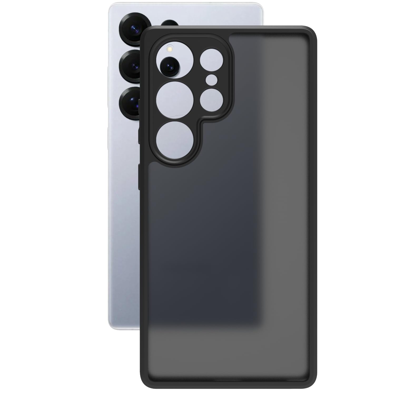 Samsung Galaxy S25 Ultra Back Cover Case | Sleek Hybrid - Matte Black