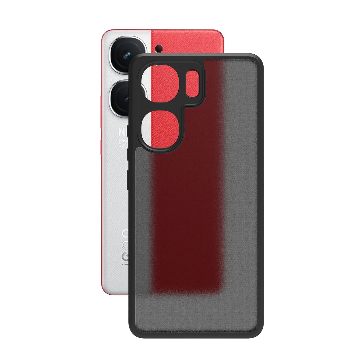 iQOO Neo 9 Pro 5G Back Cover Case | Sleek Hybrid - Matte Black