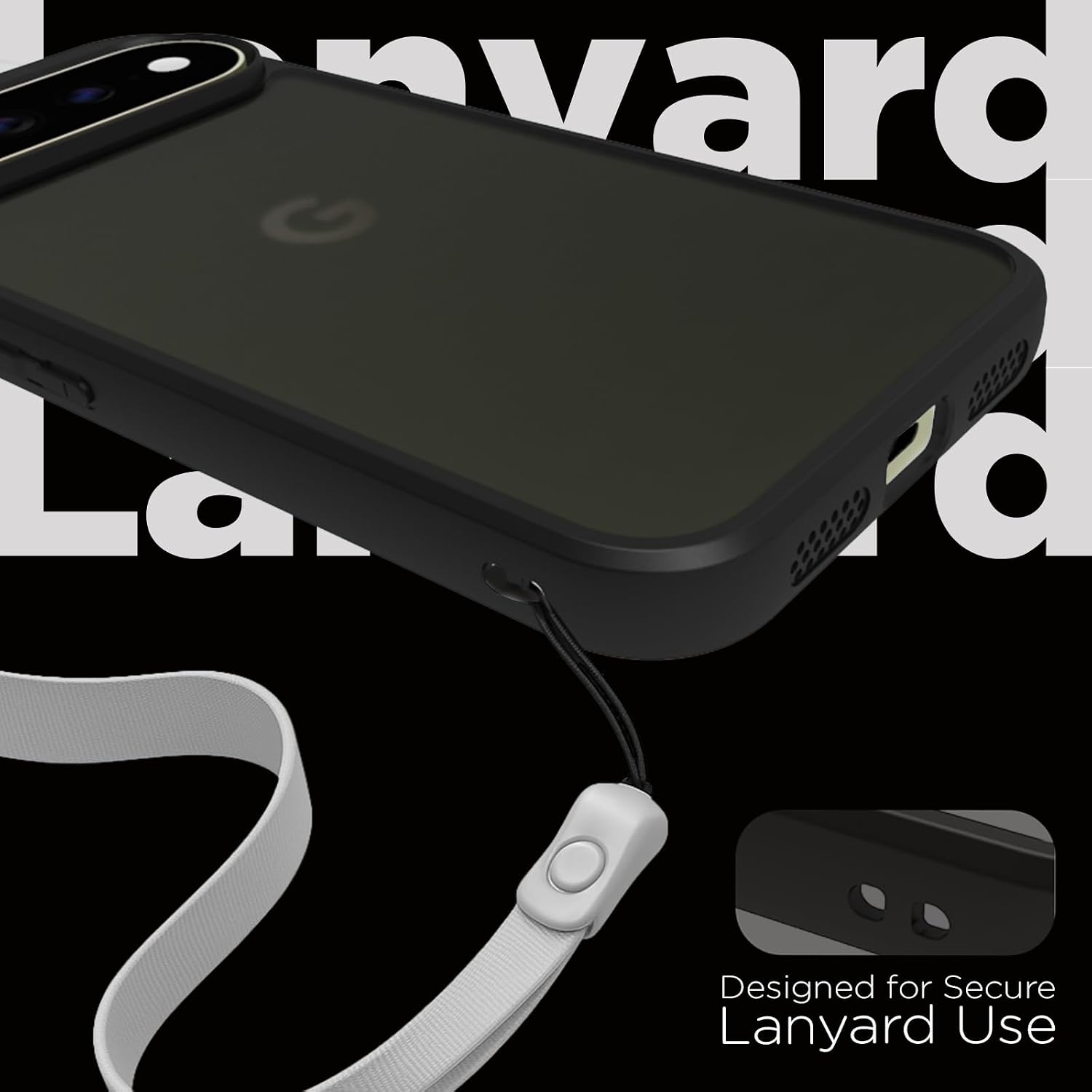Google Pixel 11 Pro XL Back Cover Case | Sleek Hybrid - Matte Black