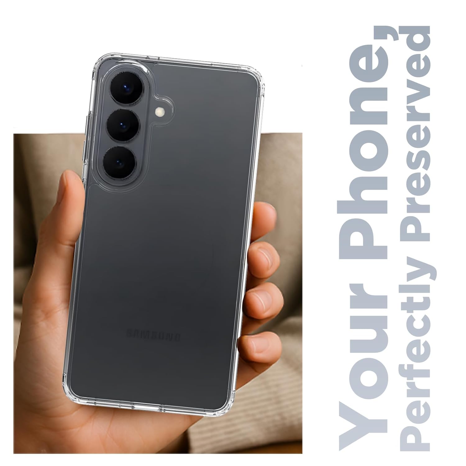 Samsung Galaxy S26 Back Cover Case | Clear Hybrid - Clear