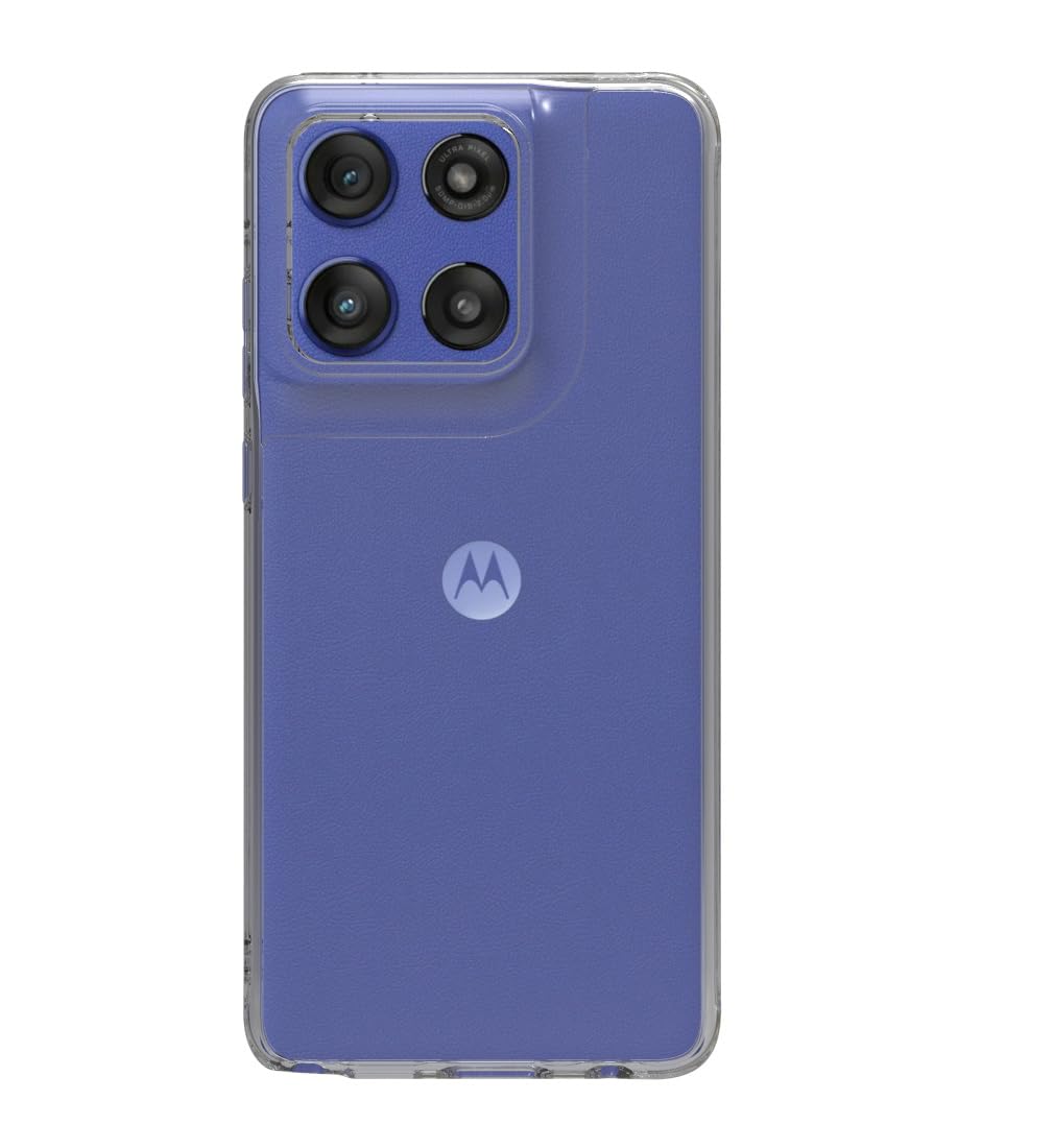 Motorola Edge 60 Stylus Back Cover Case | Clear hybrid - Clear
