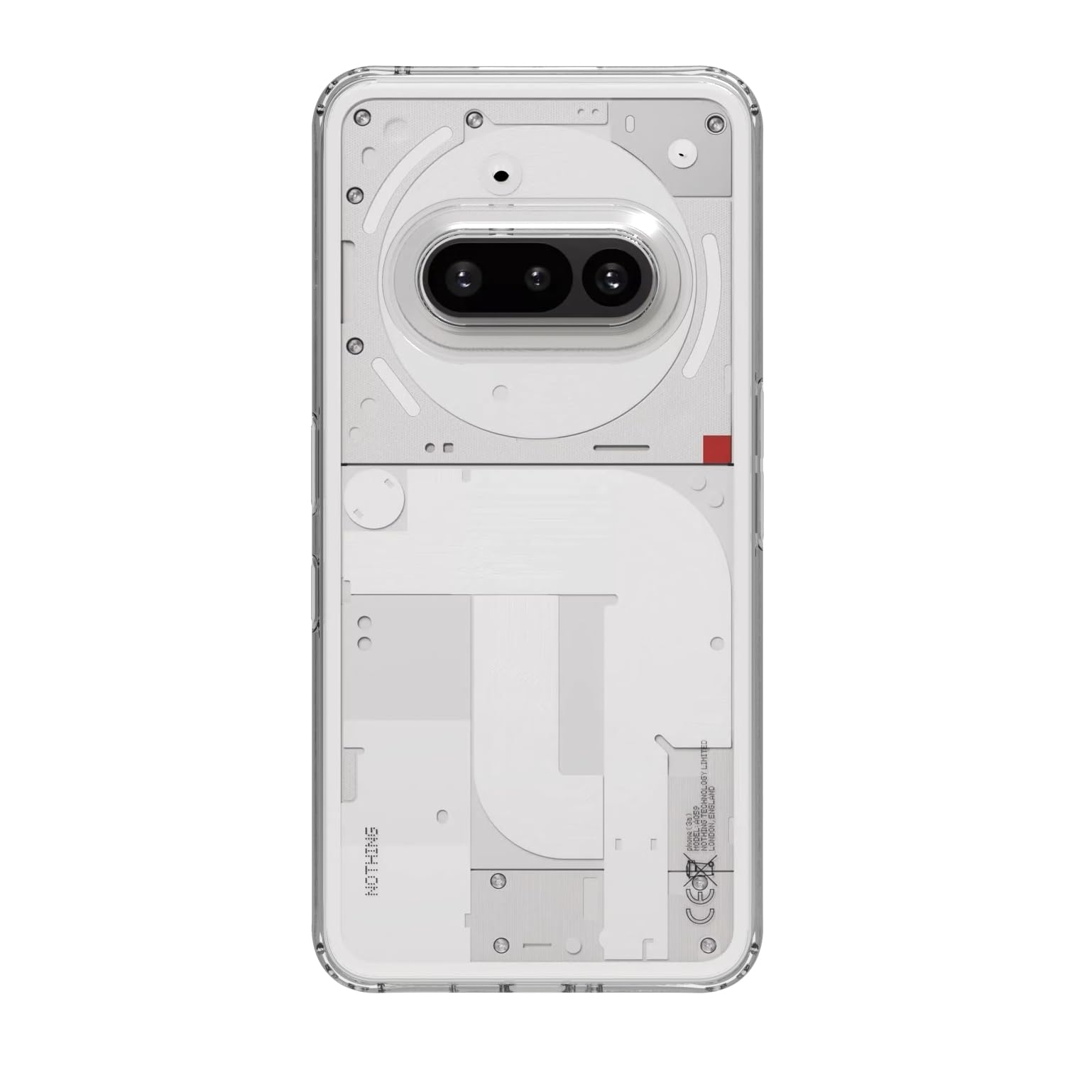 Nothing Phone 3a Back Cover Case | Clear Hybrid - Clear