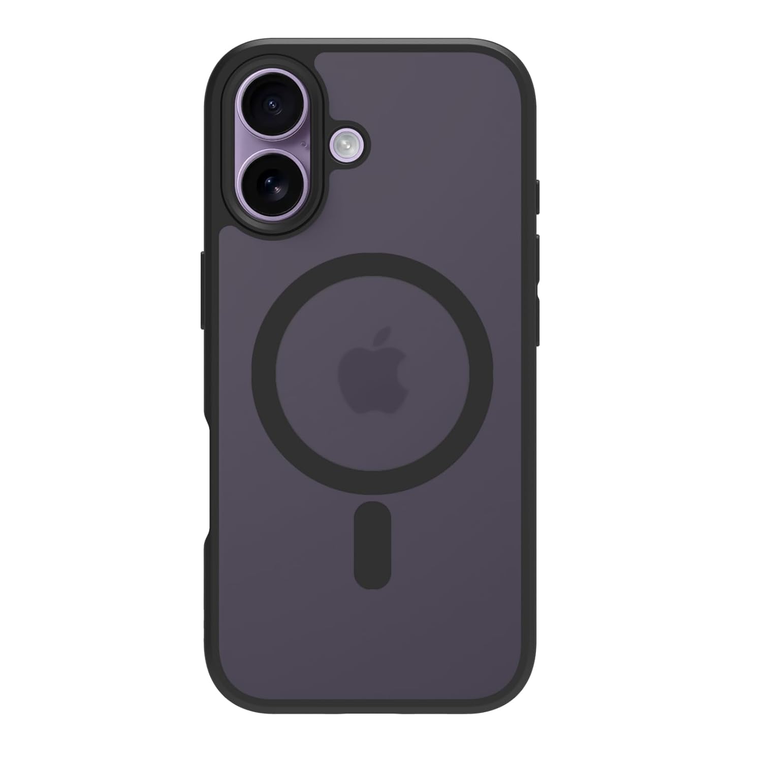iPhone 17 Back Cover Case | Sleek Hybrid - Matte Black Magnetic