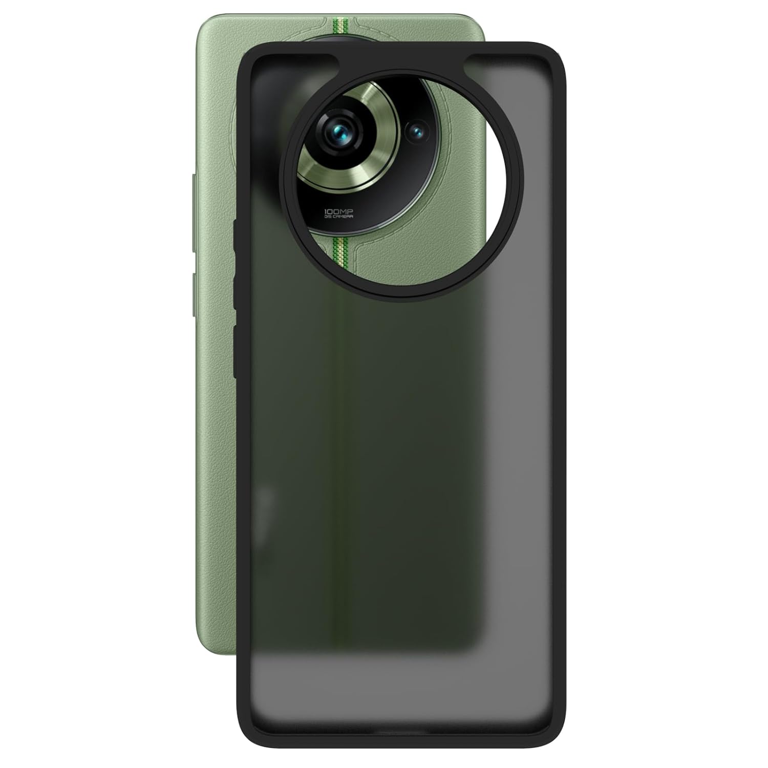 Realme 11 Pro / 11 Pro Plus / Narzo 60 Pro 5G Back Cover Case | Sleek Hybrid - Matte Black