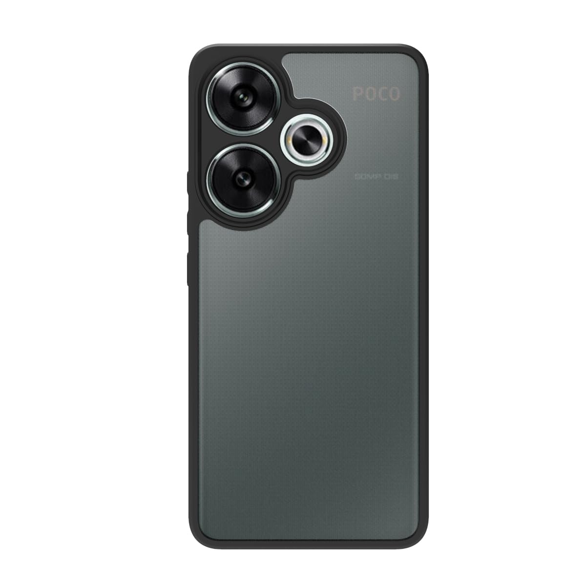 Poco F6 5G Back Cover Case | Sleek Hybrid - Matte Black