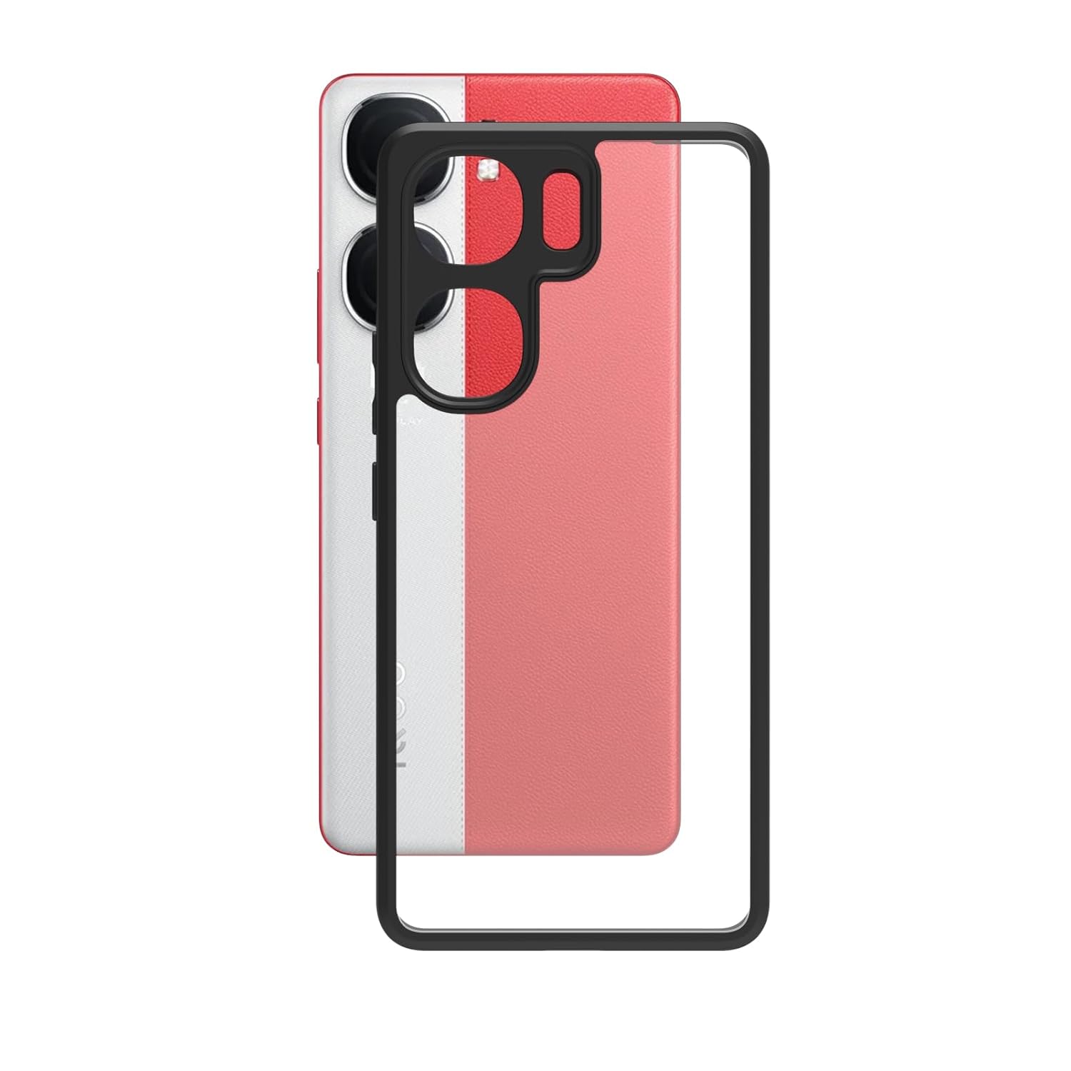 iQOO Neo 9 Pro Cover Case | Clear Hybrid - Clear Black