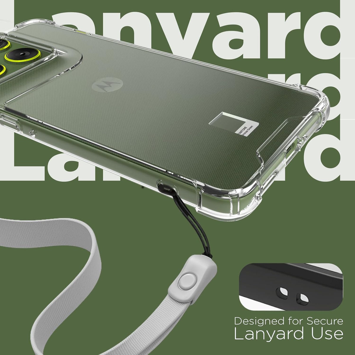 Motorola Edge 70 5G Back Cover Case | Clear Hybrid - Clear Smoke