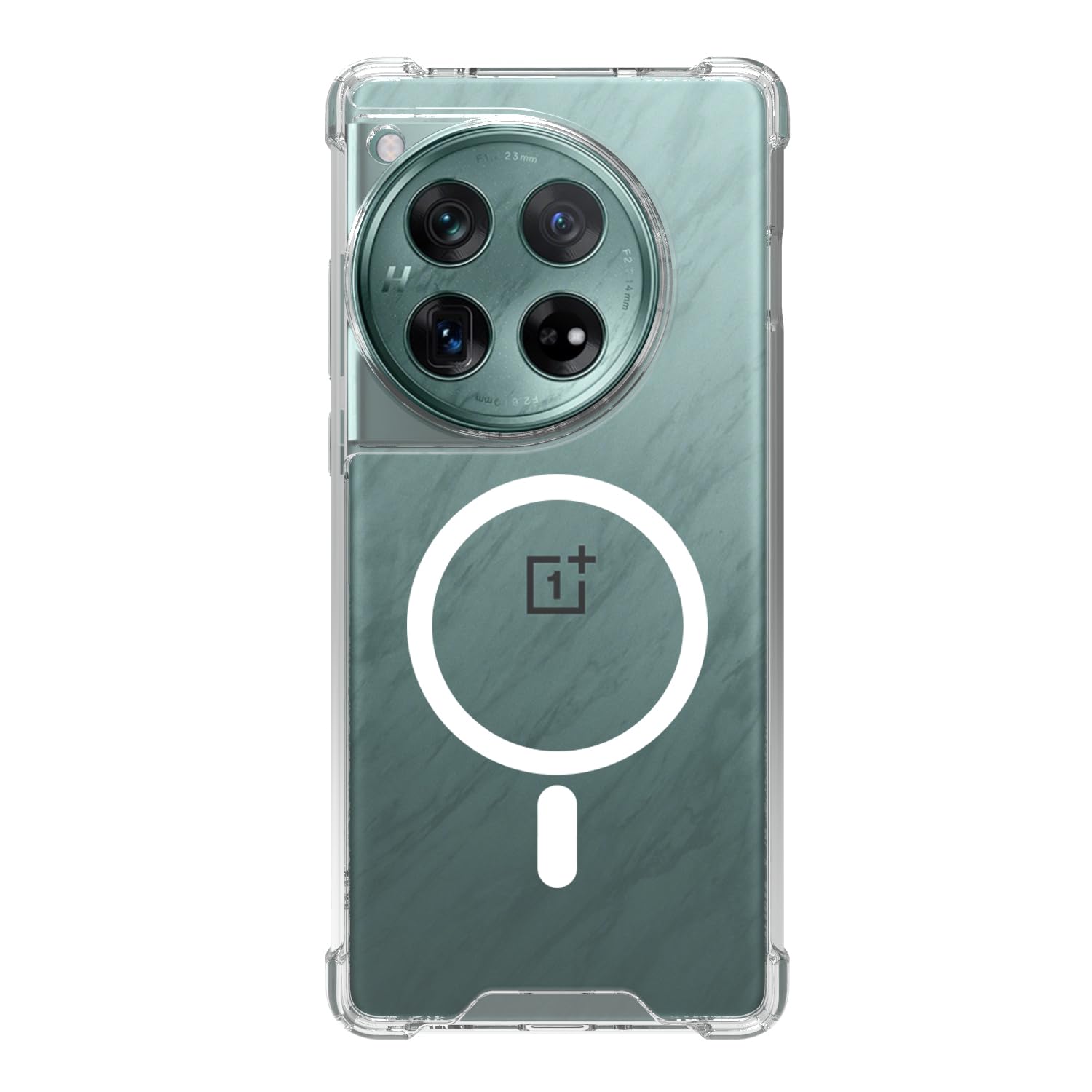 OnePlus 12 Back Cover Case | Clear Hybrid - Clear Transparent Magnetic