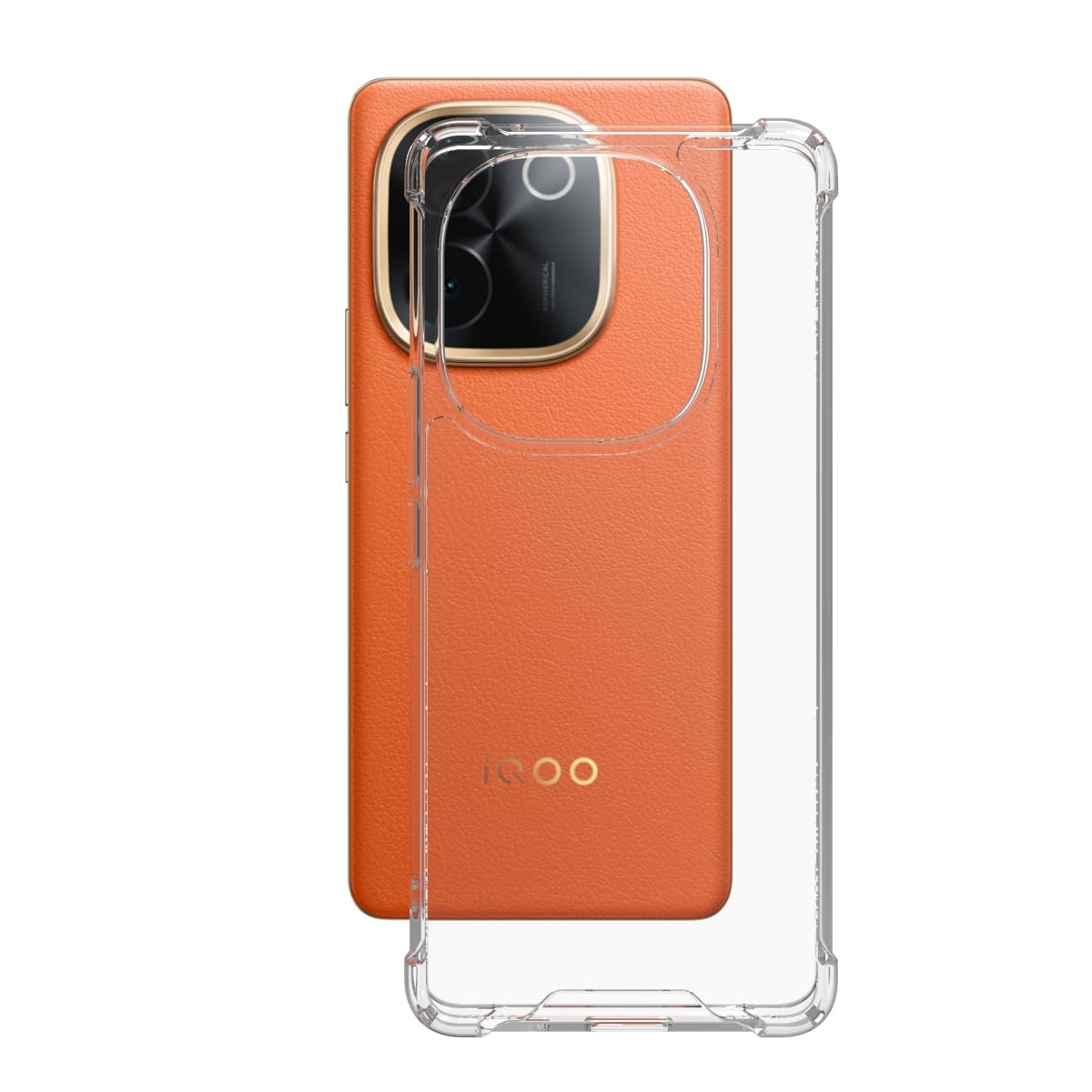 iQOO Z9s Pro/ Vivo T3 Pro Back Cover Case | Sleek Hybrid - Clear