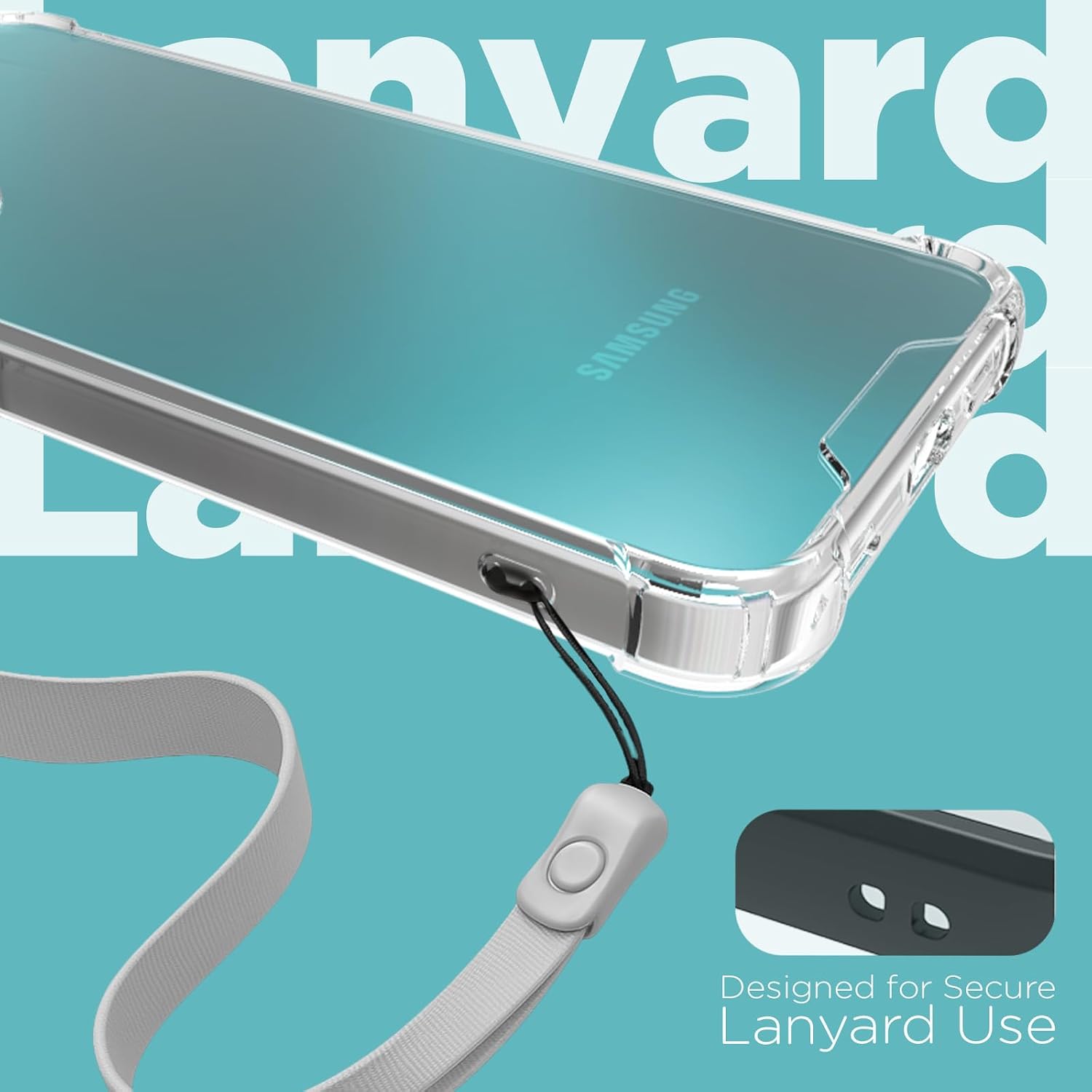 Samsung Galaxy M47 Back Cover Case | Clear Hybrid - Clear