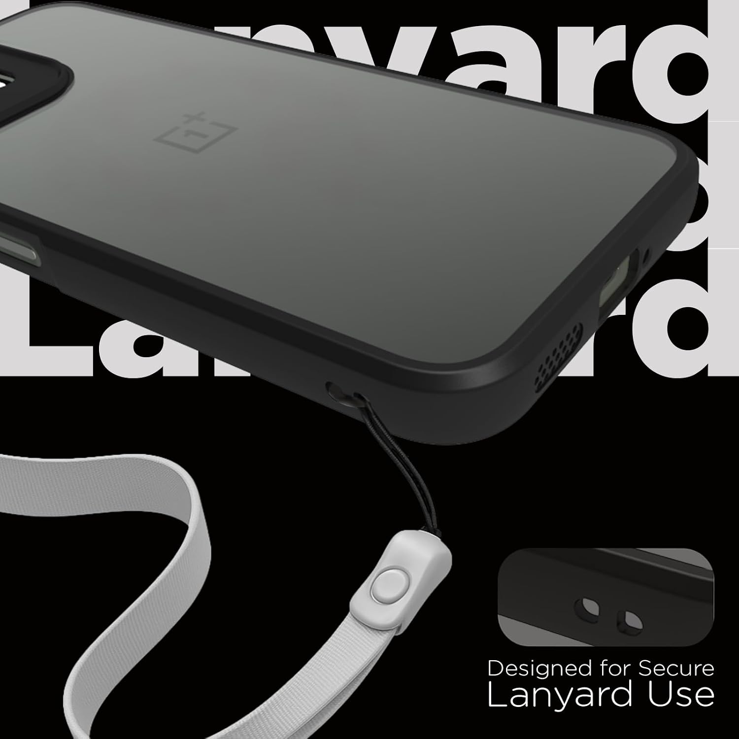 OnePlus N6 Back Cover Case | Sleek Hybrid - Clear Black
