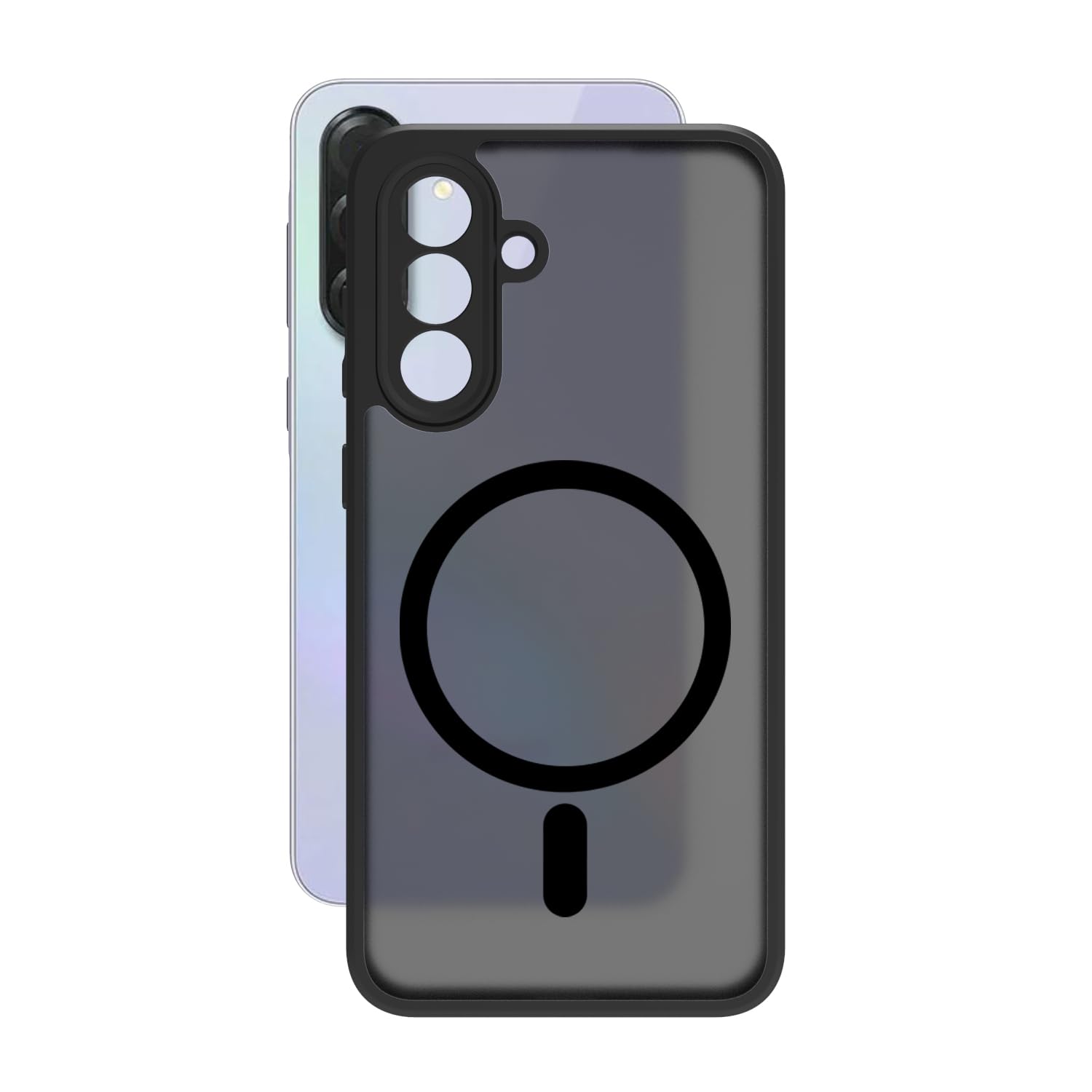 Samsung Galaxy A36 Back Cover Case | Sleek Hybrid - Matte Black Magnetic