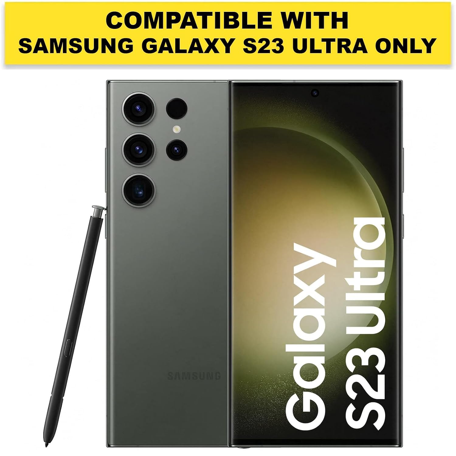 Samsung Galaxy S23 Ultra Back Cover Case | Sleek Hybrid - Matte Black Magnetic