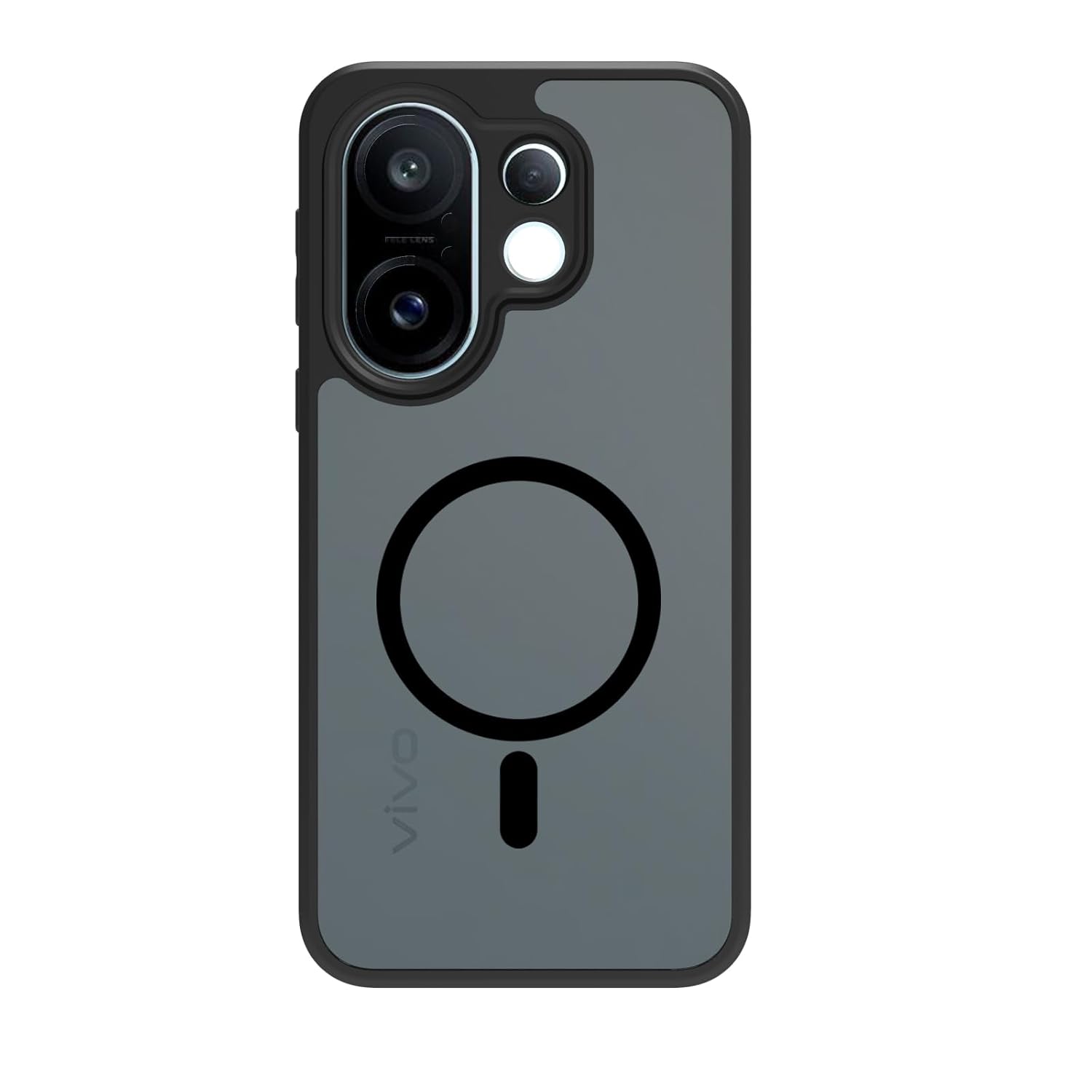 Vivo X200 FE 5G Back Cover Case | Sleek Hybrid - Smoke Black