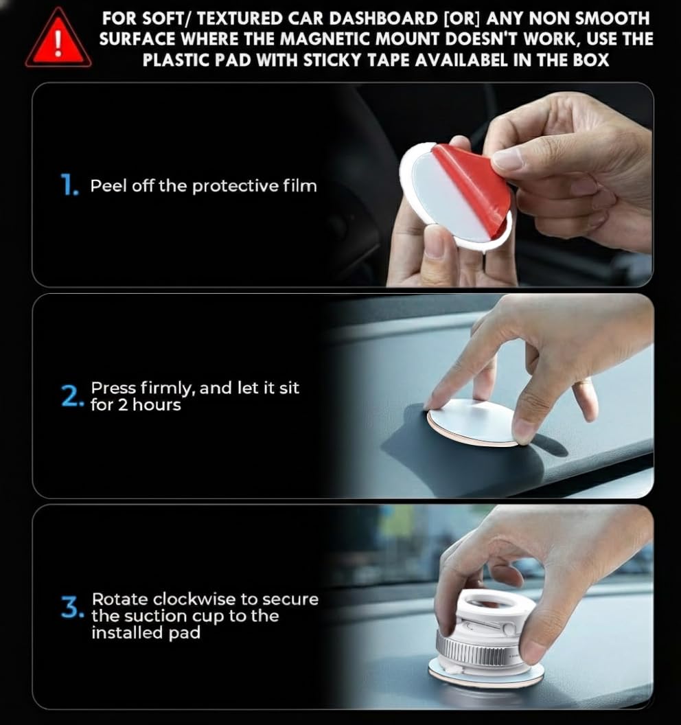 Magnetic Phone Mount | AstroMax - White