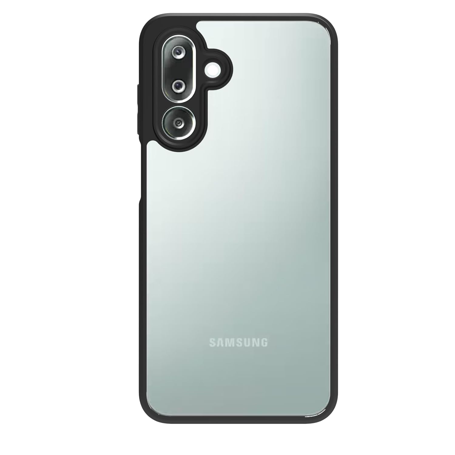 Samsung Galaxy M36 5G / Galaxy F36 5G Back Cover Case | Clear Hybrid - Clear Black