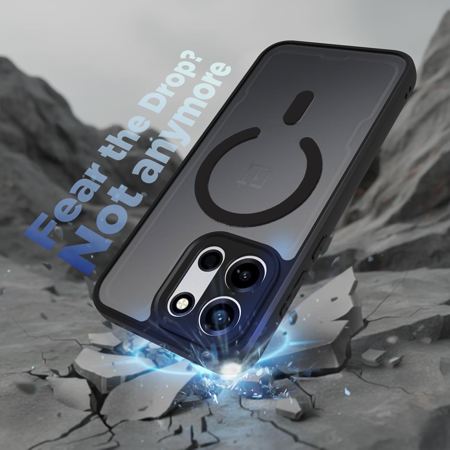 OnePlus Nord 6 5G / Nord CE 6 5G Back Cover Case | Sleek Hybrid - Matte Black Magnetic