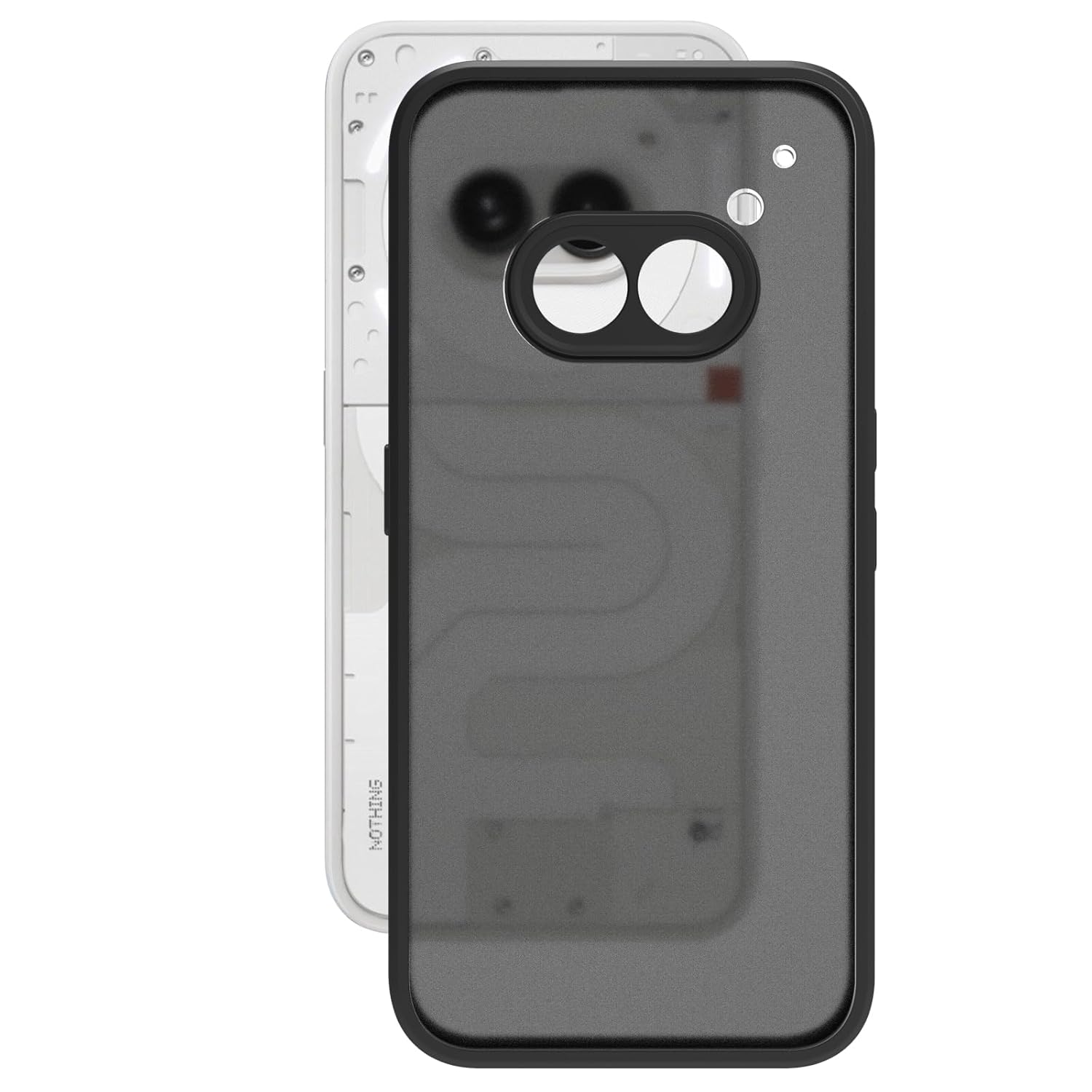 Nothing Phone 2A / Phone 2A Plus Back Cover Case | Sleek Hybrid - Matte Black