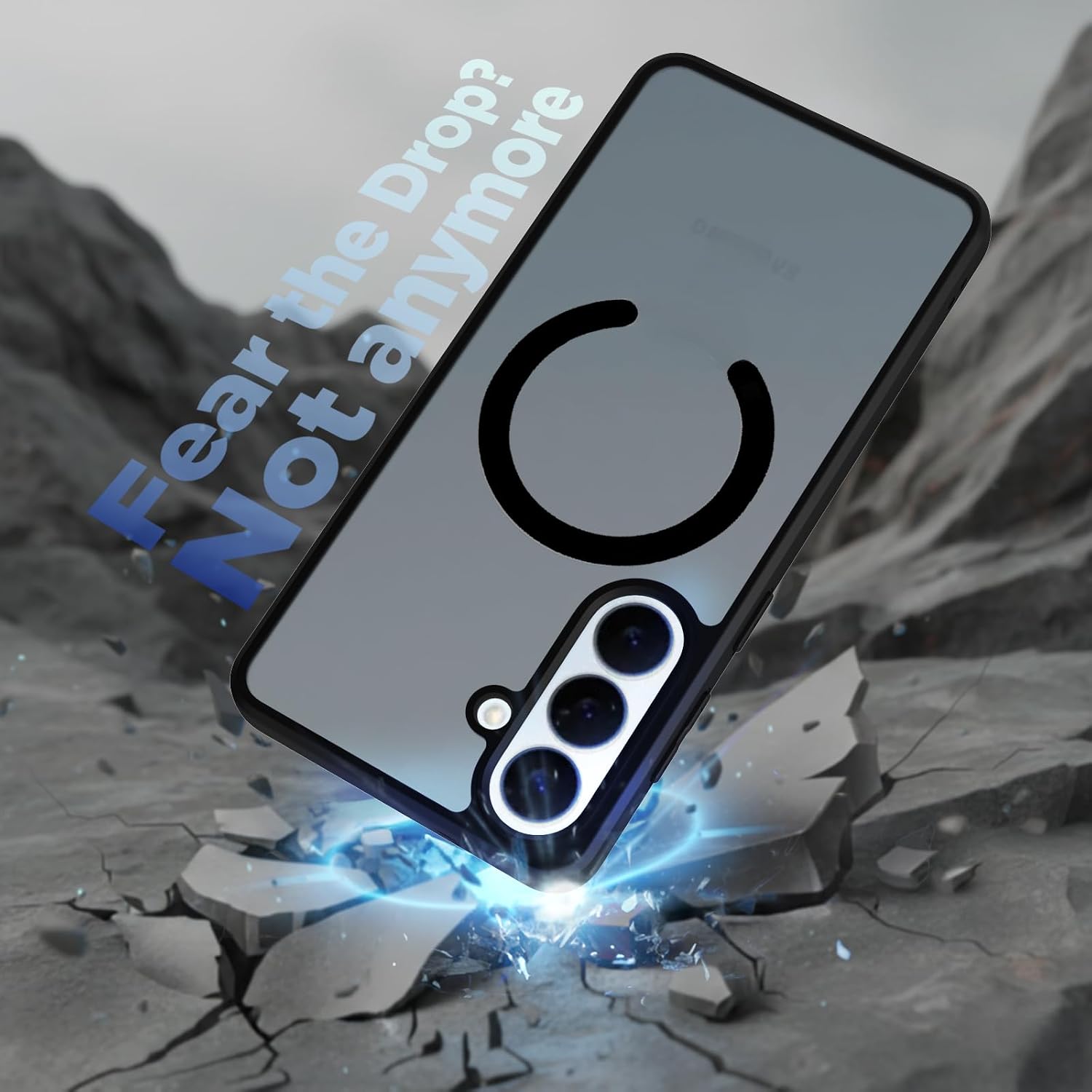 Samsung Galaxy S26 Back Cover Case | Sleek Hybrid - Matte Black Magnetic