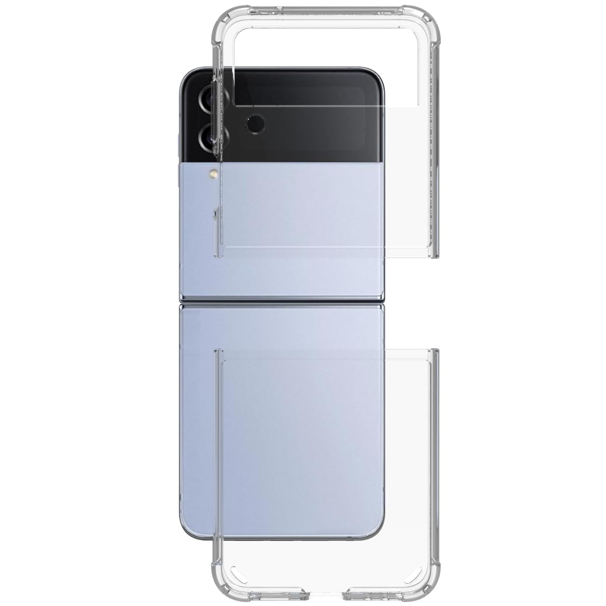 Samsung Galaxy Z Flip 4 Back Cover Case | Clear Hybrid - Clear