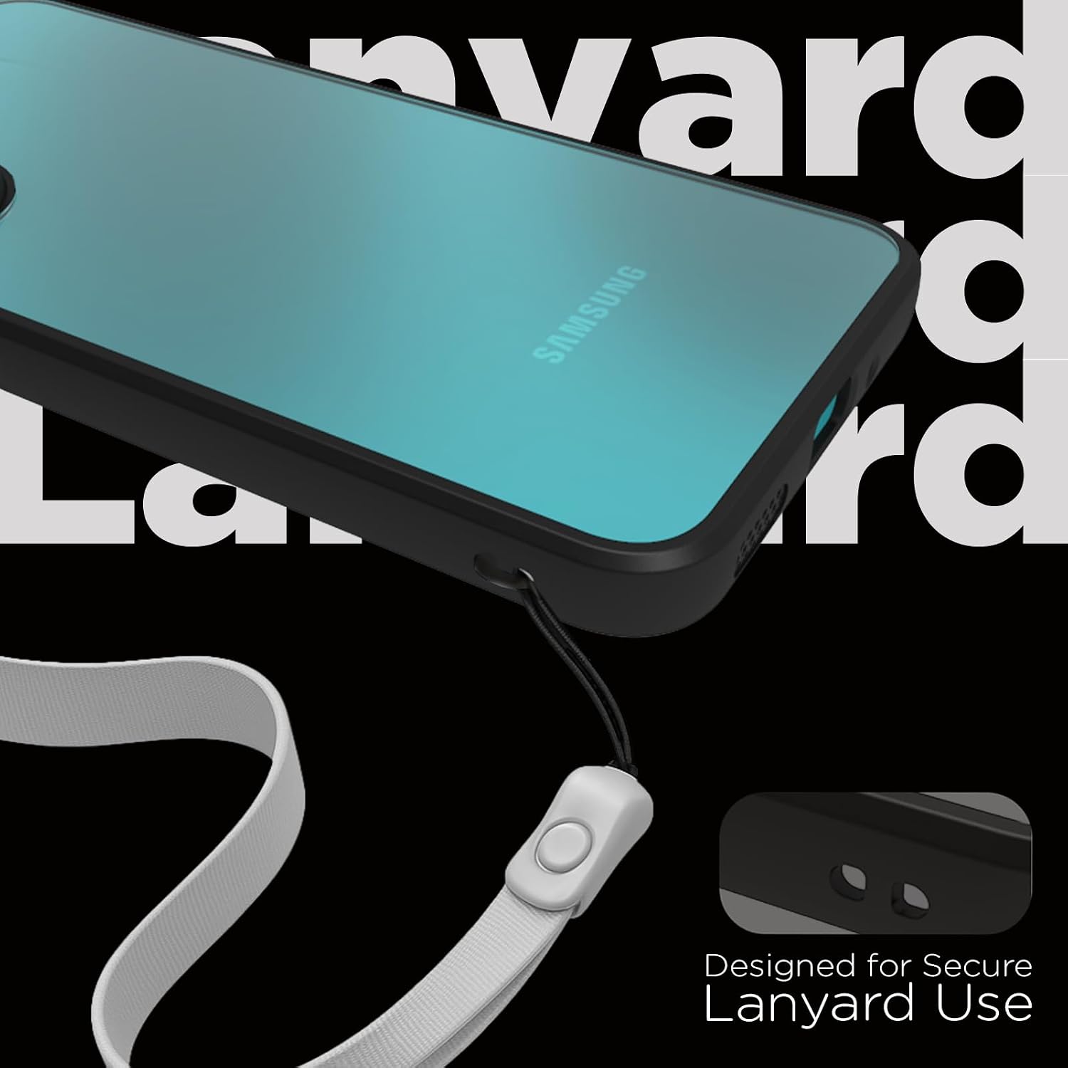 Samsung Galaxy M47 Back Cover Case | Sleek Hybrid - Clear Black