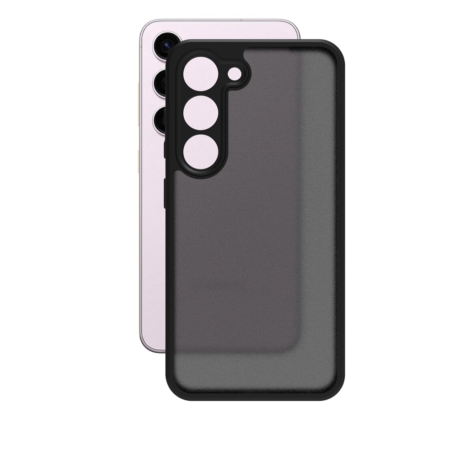 Samsung Galaxy S23 Back Cover Case | Sleek Hybrid - Matte Black