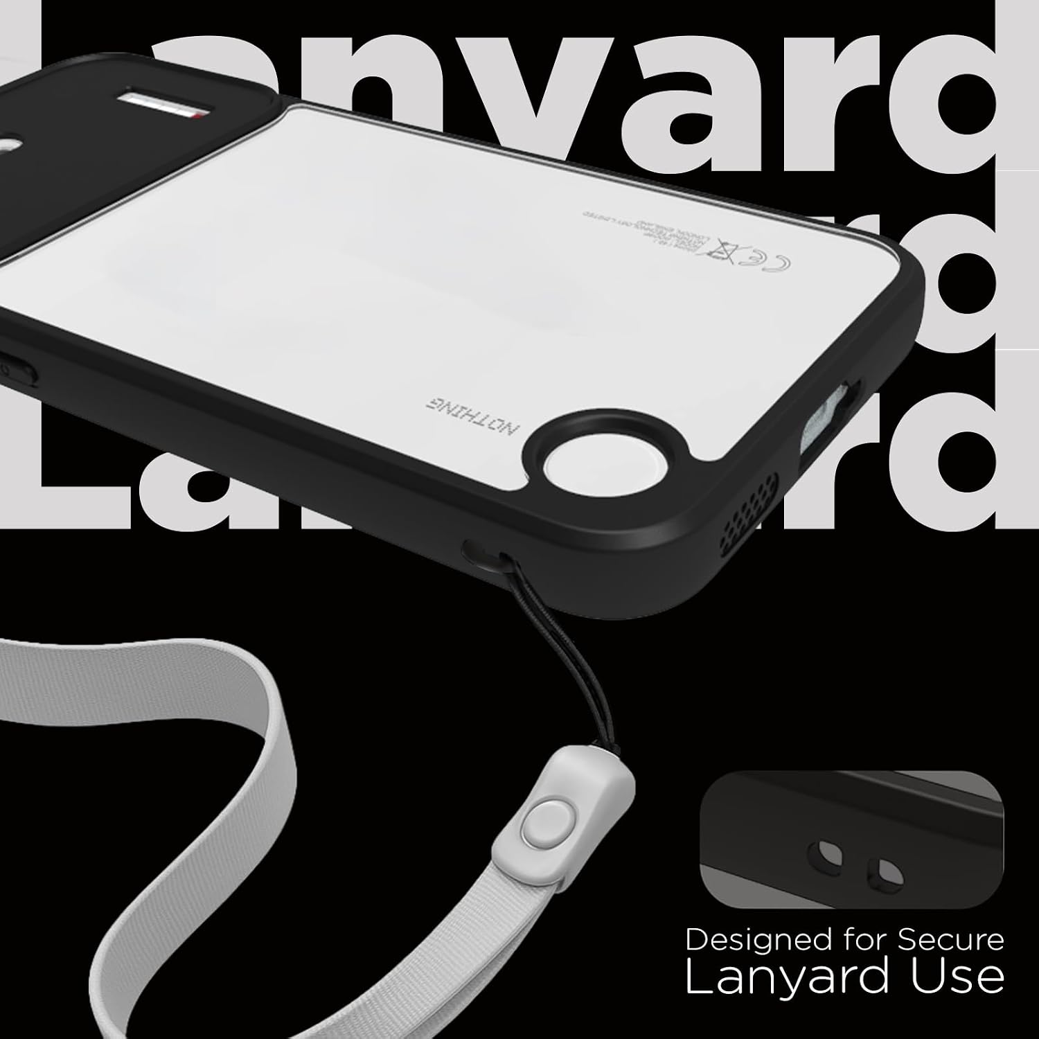 Nothing Phone 4b Back Cover Case | Sleek Hybrid - Clear Black Magnetic