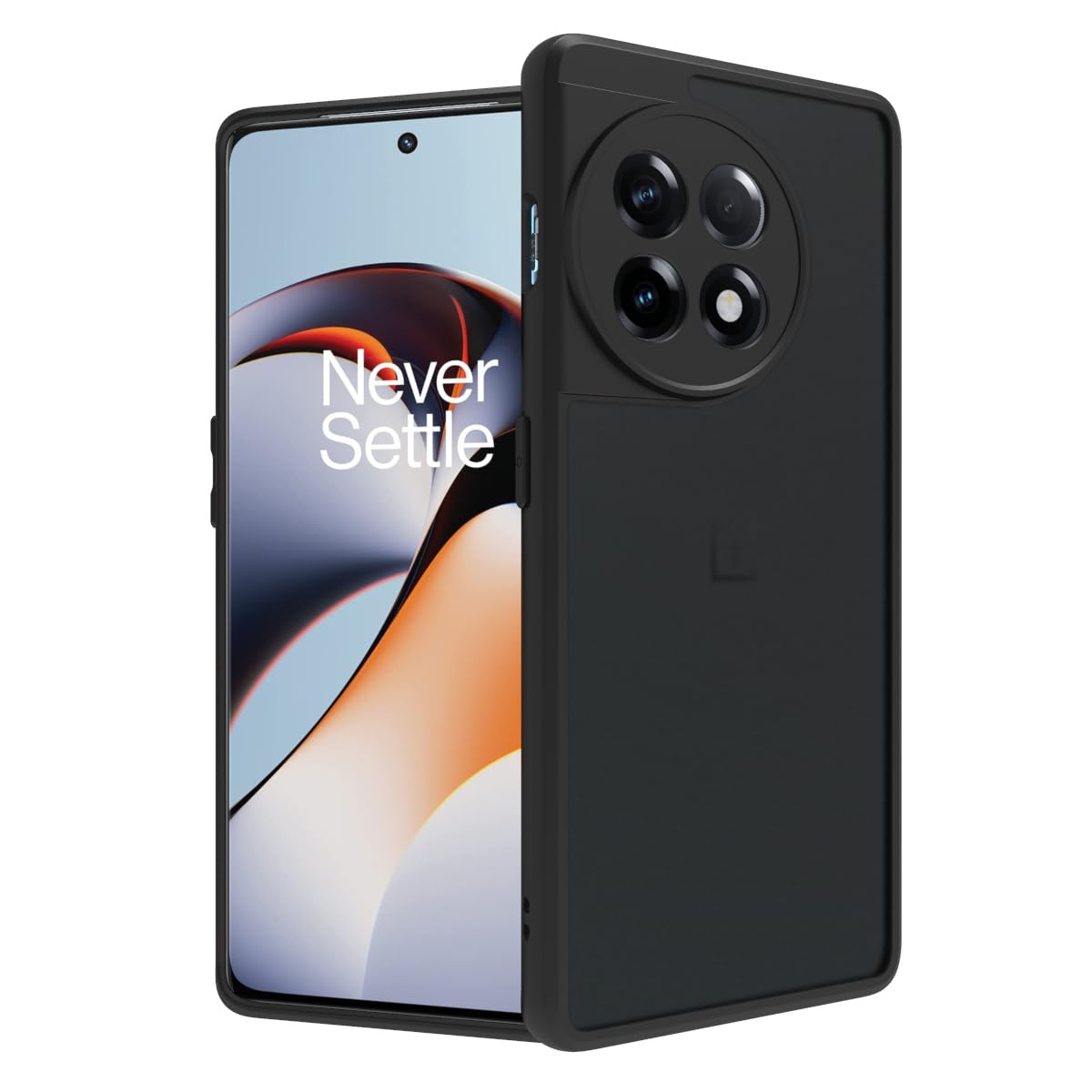 OnePlus 11R Back Cover Case | Sleek Hybrid - Matte Black
