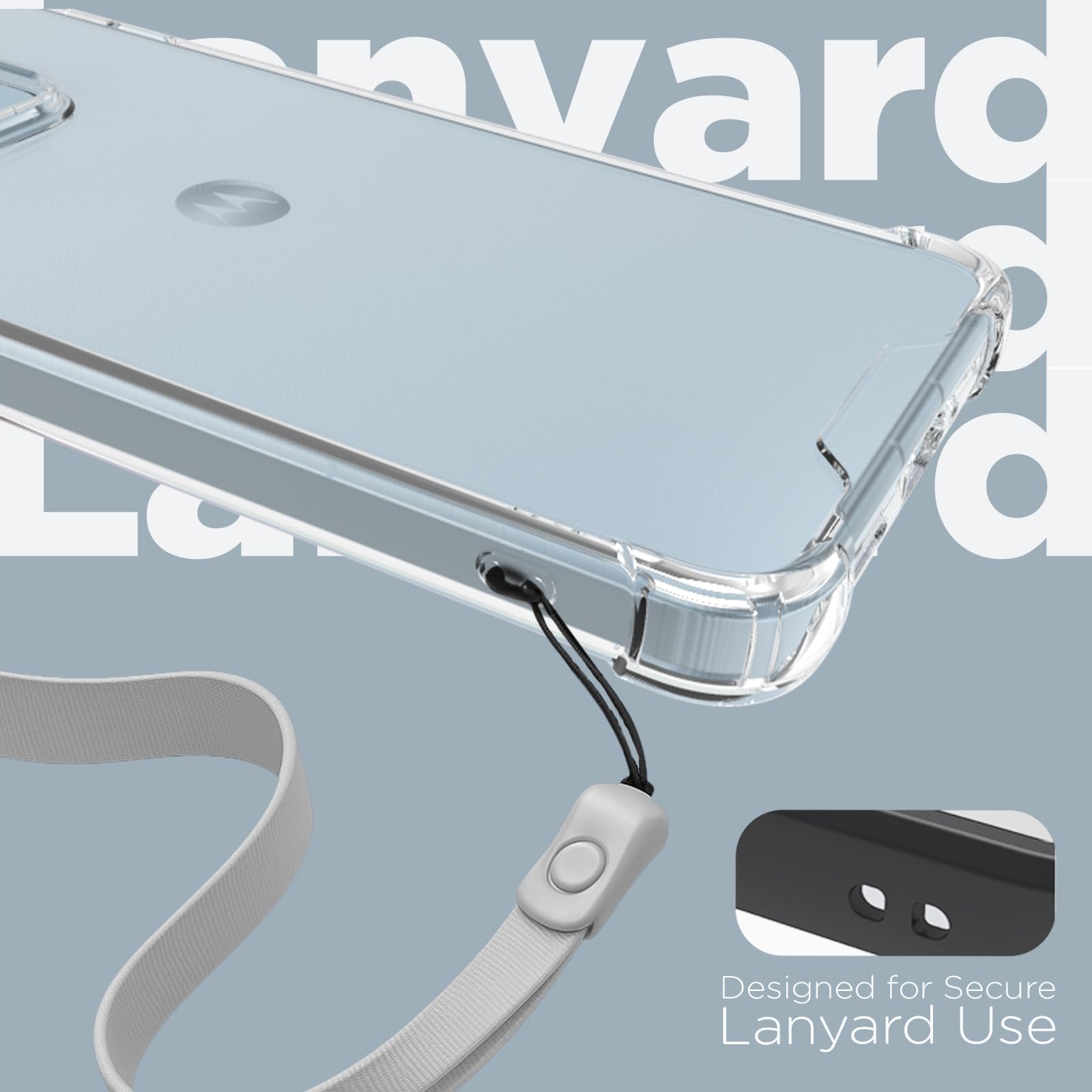 Motorola Edge 70 Max Back Cover Case | Clear Hybrid - Clear