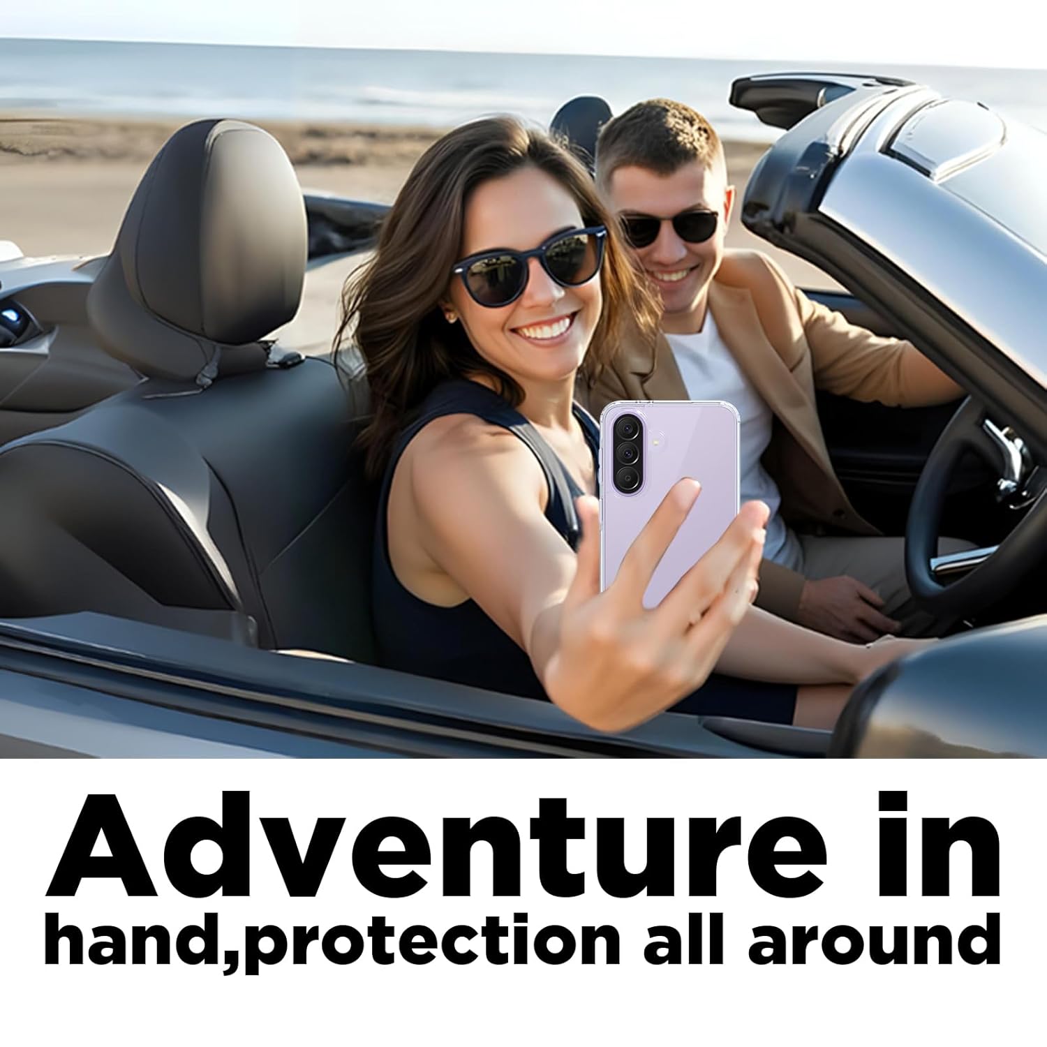 Samsung Galaxy A37 5G Back Cover Case | Clear Hybrid - Clear Transparent