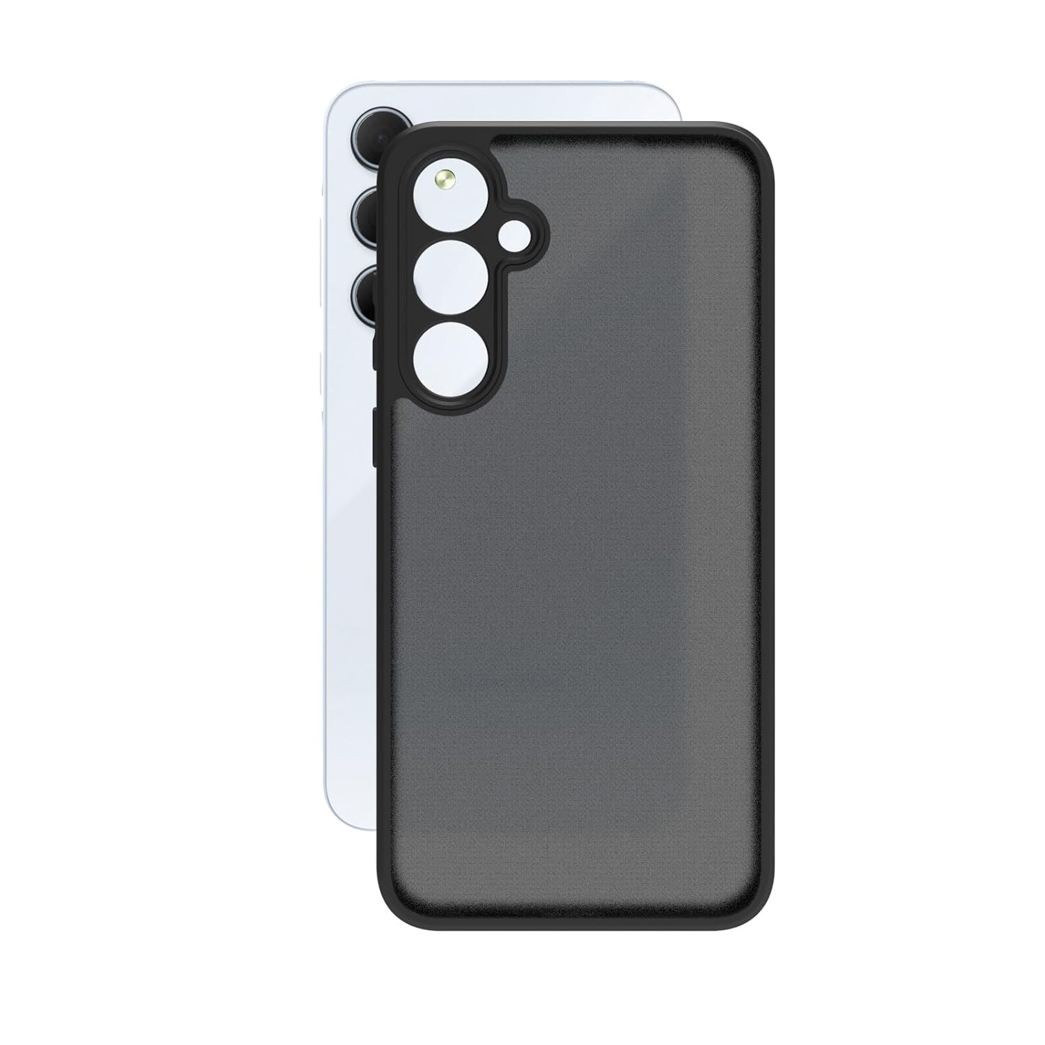 Samsung Galaxy A55 5G Back Cover Case | Sleek Hybrid - Matte Black
