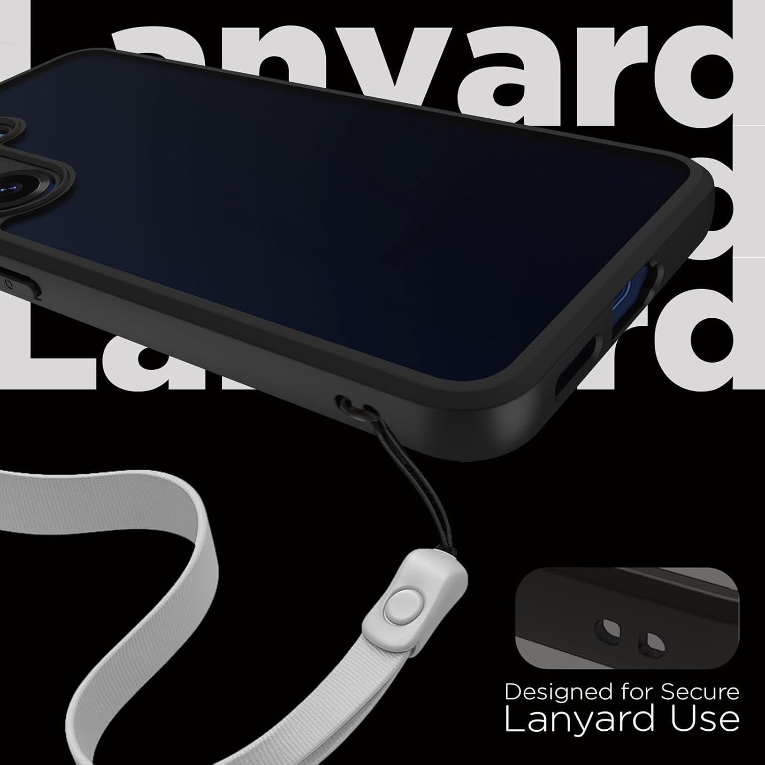 Samsung Galaxy S25 Back Cover Case | Sleek Hybrid - Matte Black