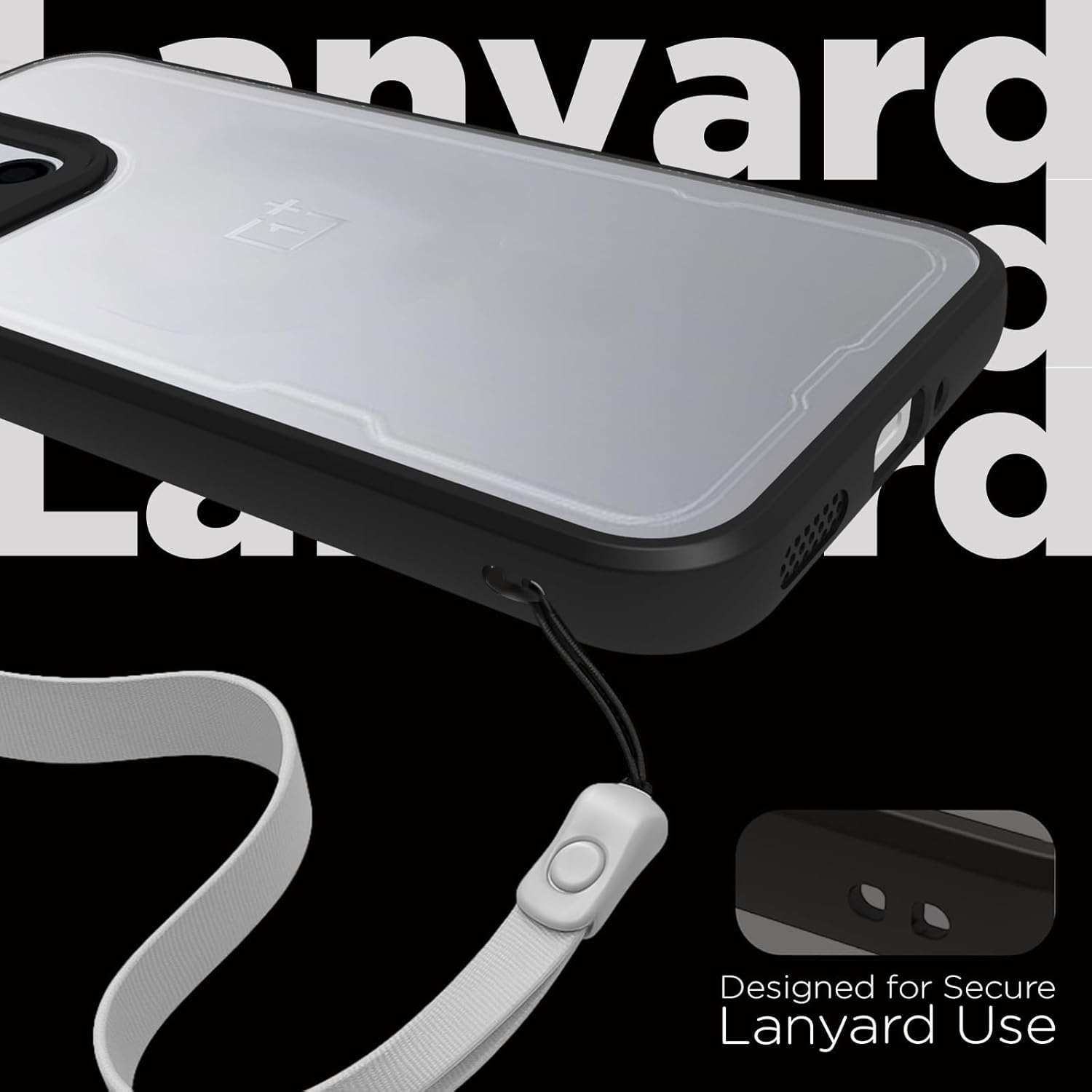 OnePlus Nord 6 5G / Nord CE 6 5G Back Cover Case | Clear Hybrid - Clear Black