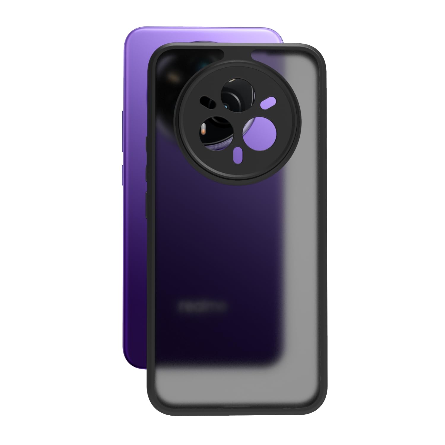 Realme 14 Pro Plus 5G Back Cover Case | Sleek Hybrid - Matte Black