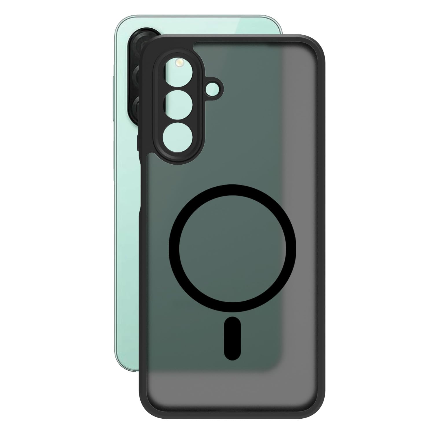 Samsung Galaxy A26 5G Back Cover Case | Sleek Hybrid - Matte Black Magnetic
