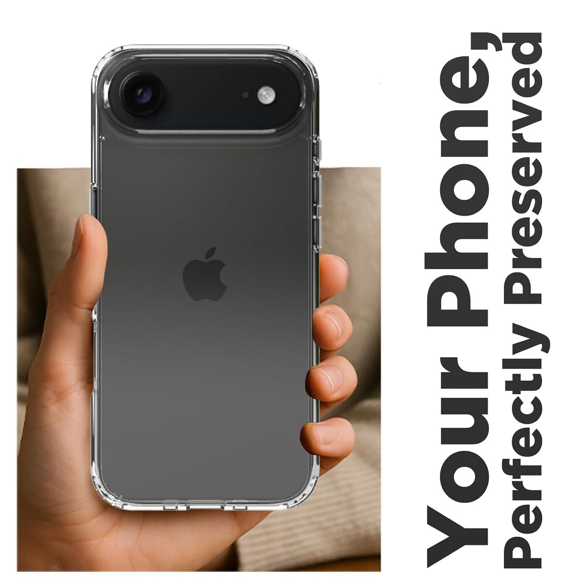 iPhone 17 Air Back Cover Case | Clear Hybrid - Clear