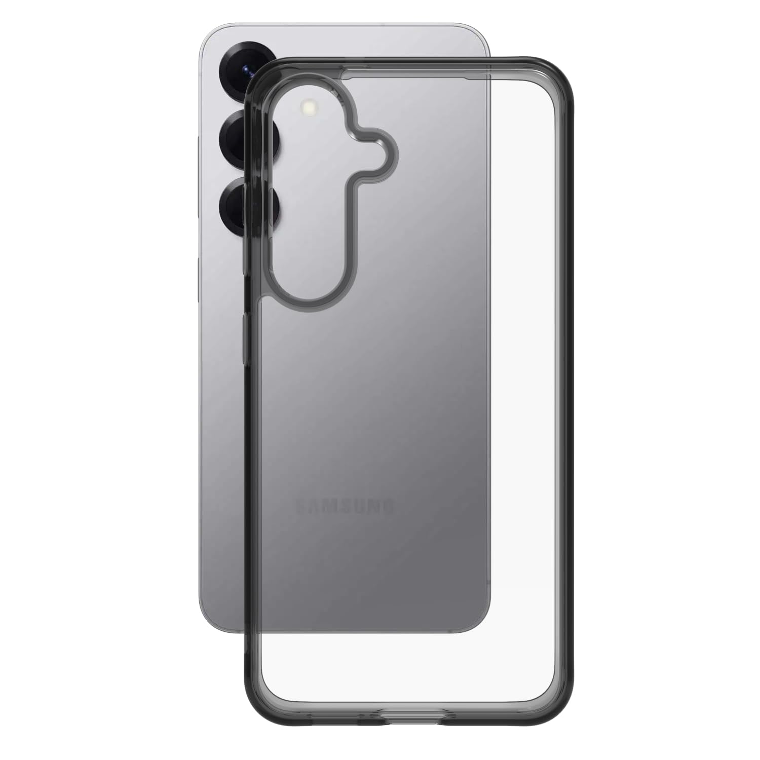 Samsung Galaxy S25 Back Cover Case | Clear Hybrid - Clear Smoke